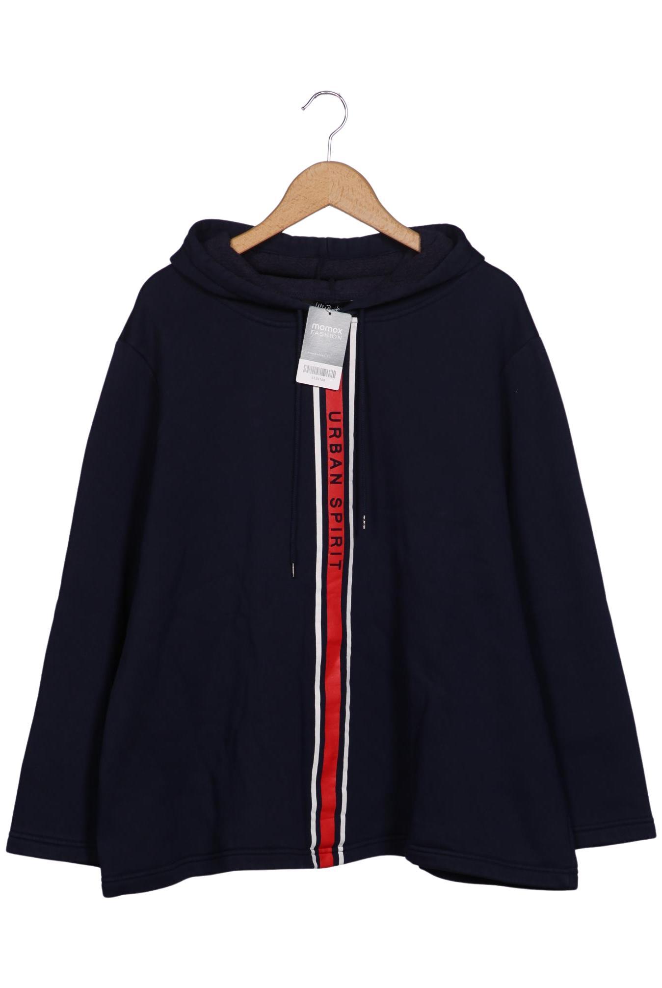 

Ulla Popken Damen Kapuzenpullover, marineblau, Gr. 50