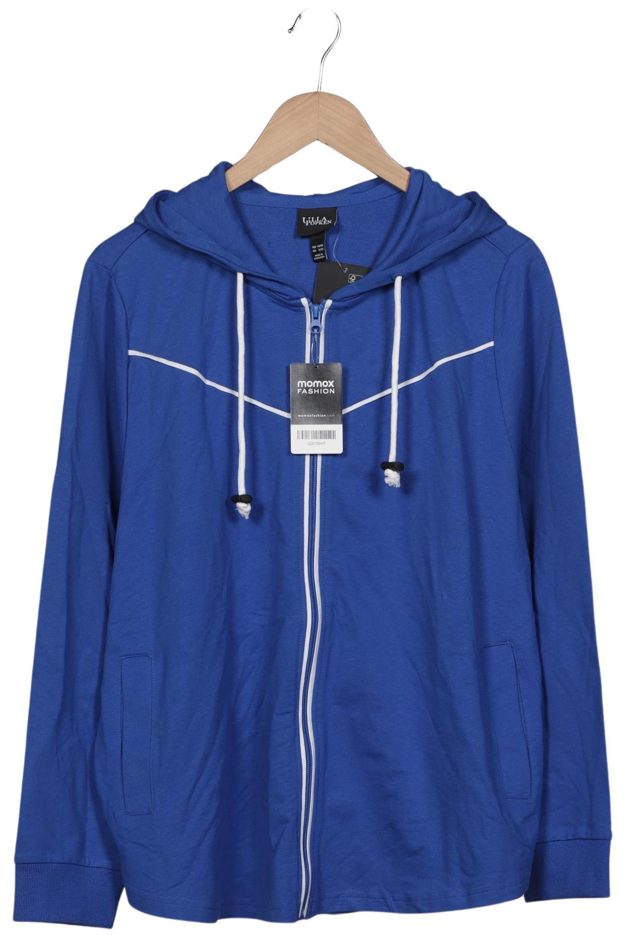 

Ulla Popken Damen Kapuzenpullover, blau, Gr. 46
