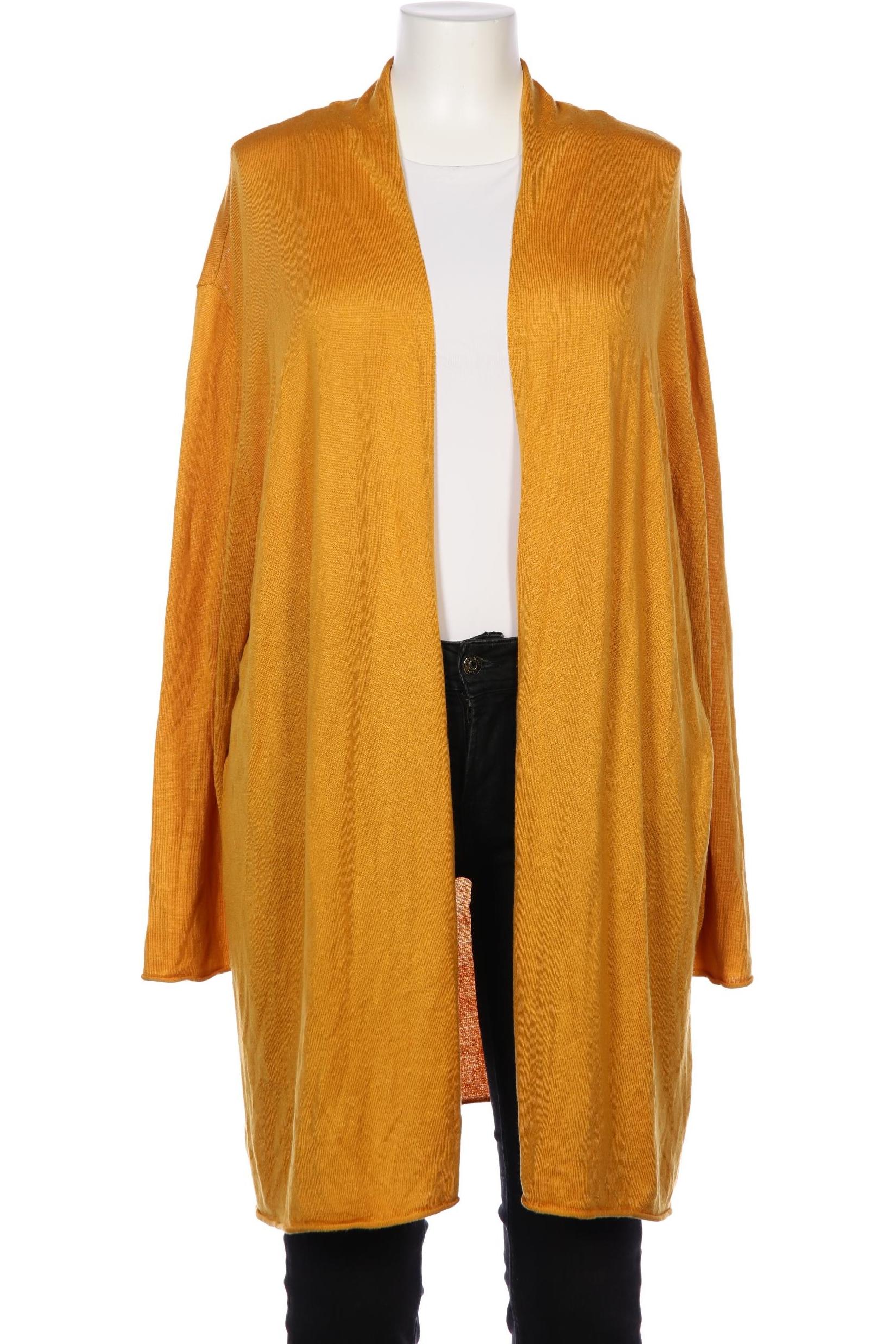 

Ulla Popken Damen Strickjacke, gelb, Gr. 50