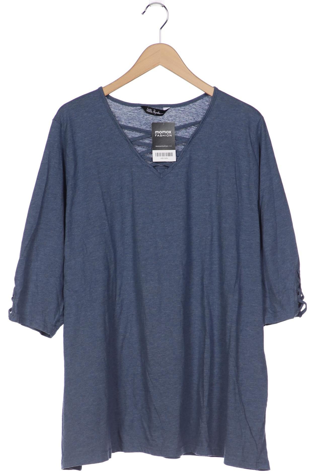 

Ulla Popken Damen Langarmshirt, blau