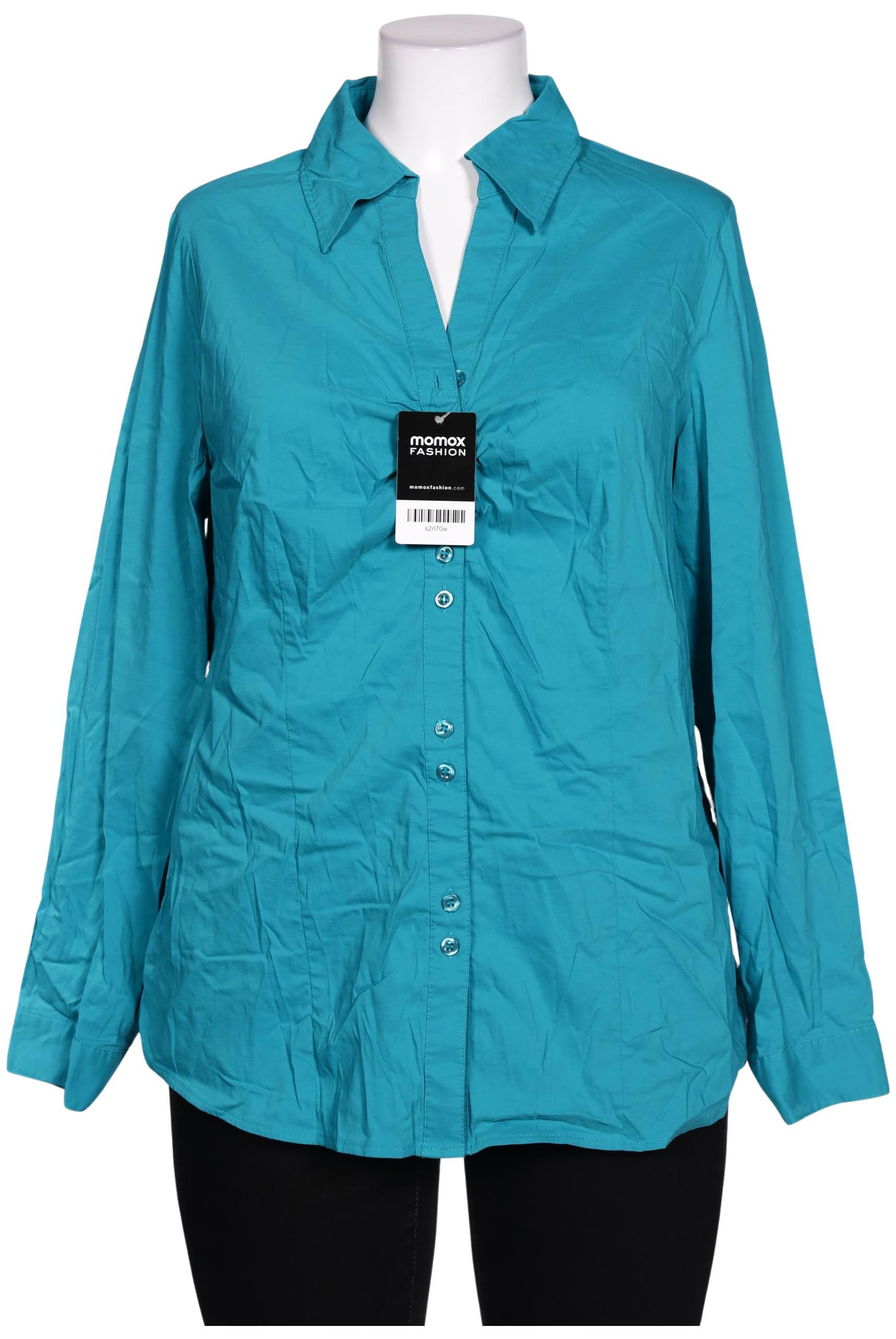 

Ulla Popken Damen Bluse, blau, Gr. 46