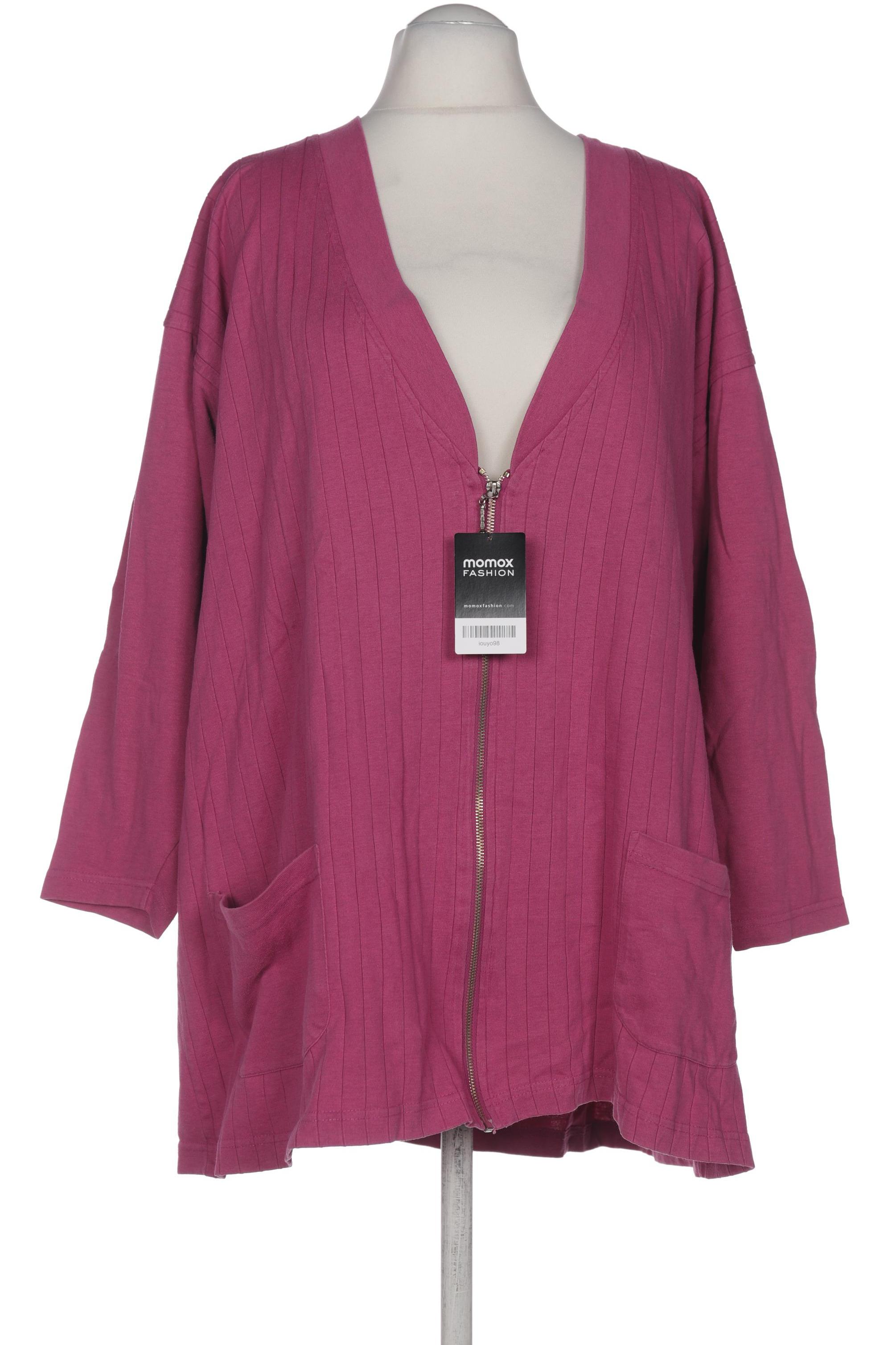 

Ulla Popken Damen Strickjacke, pink, Gr. 56