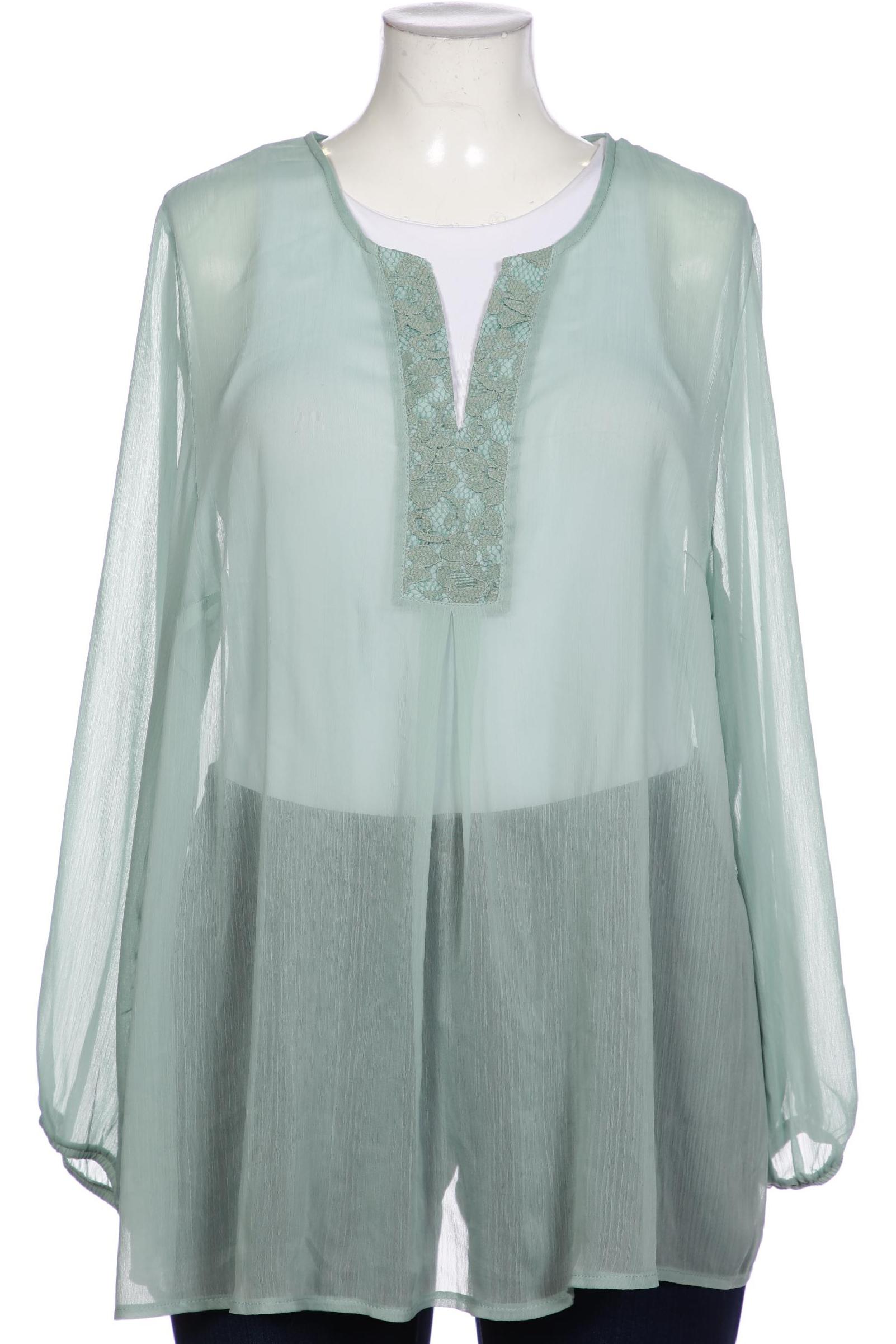 

Ulla Popken Damen Bluse, hellgrün, Gr. 46