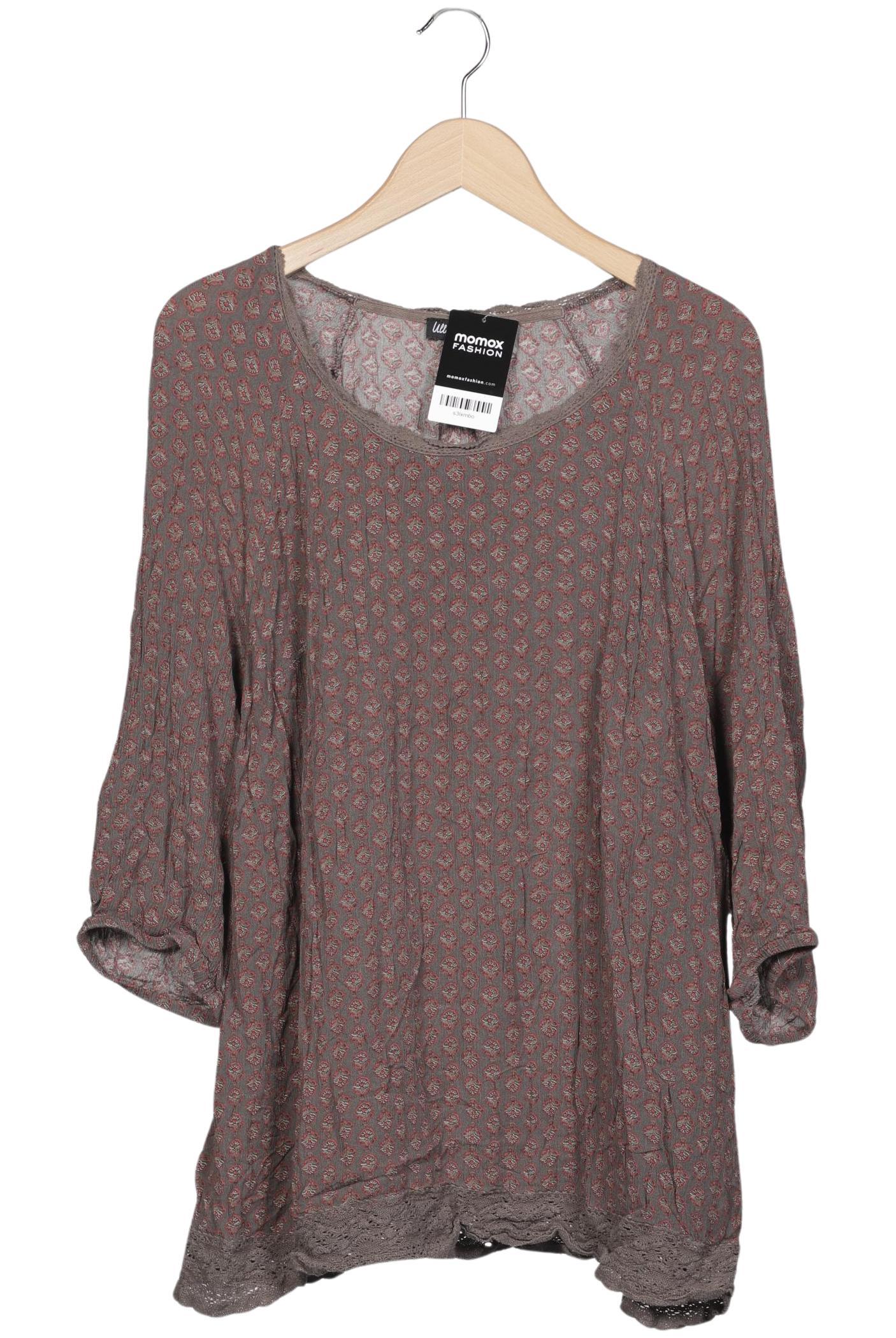 

Ulla Popken Damen Langarmshirt, braun, Gr. 46