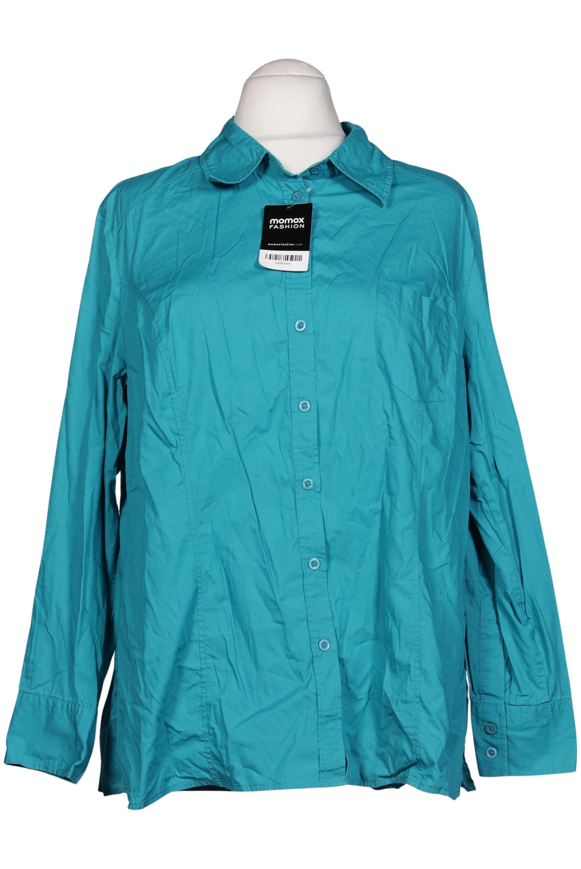 

Ulla Popken Damen Bluse, türkis, Gr. 46