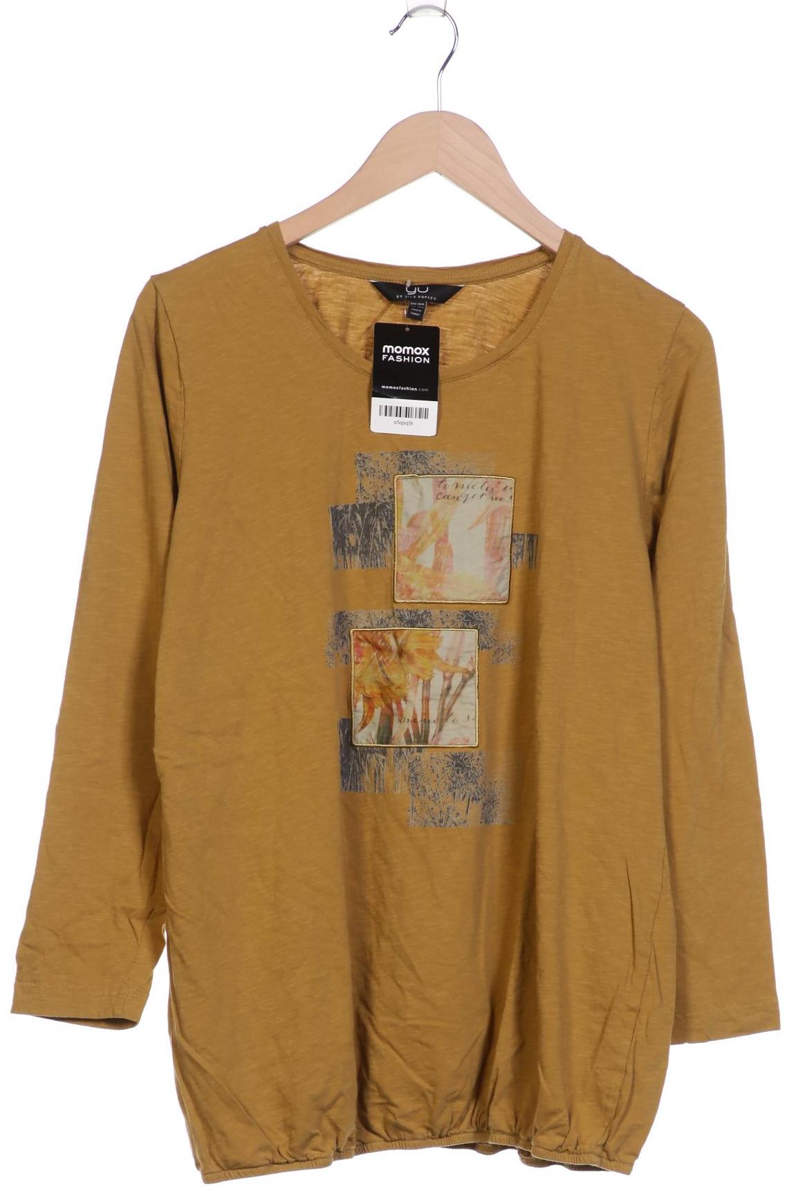 

Ulla Popken Damen Langarmshirt, gelb, Gr. 42