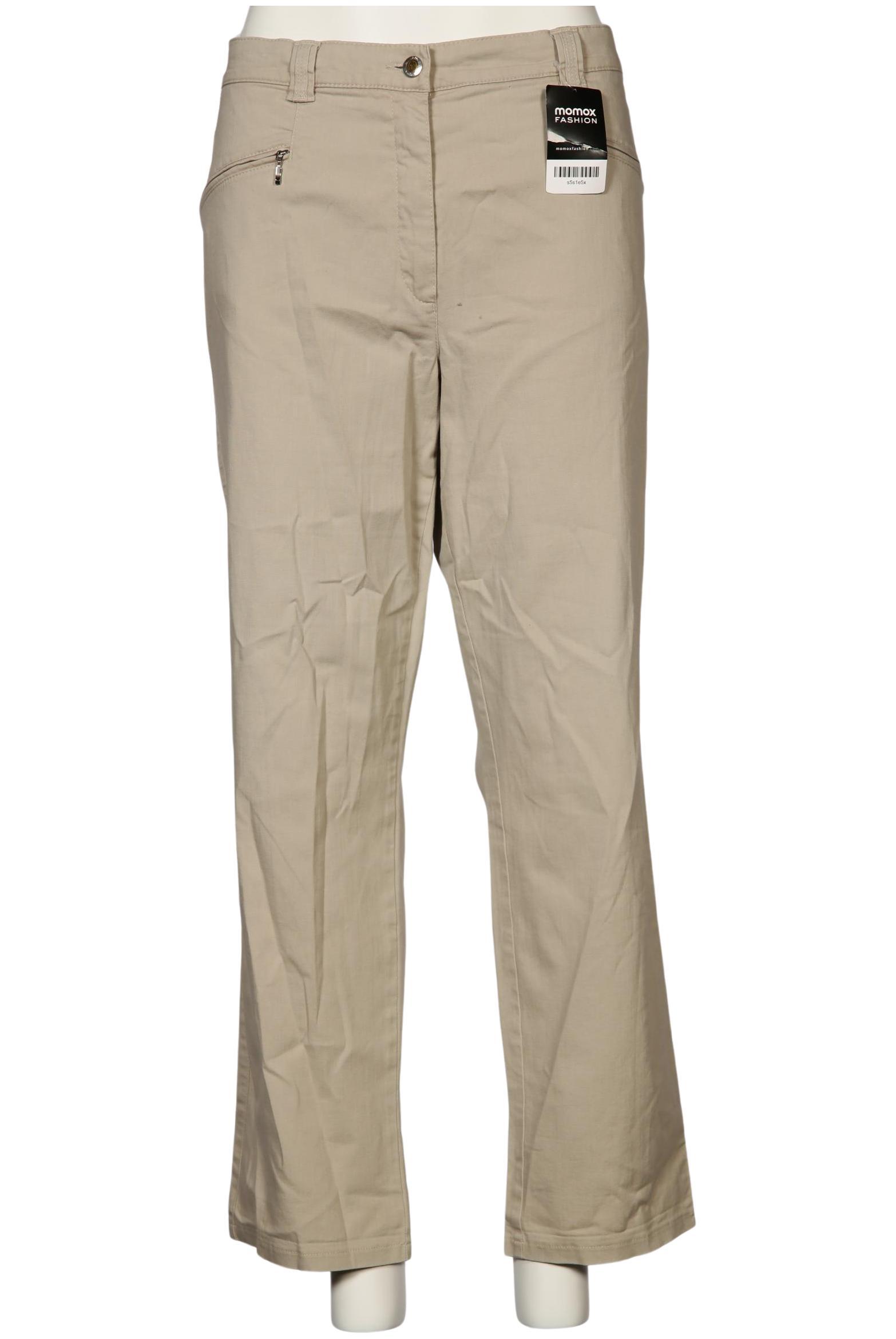 

Ulla Popken Damen Stoffhose, beige, Gr. 24