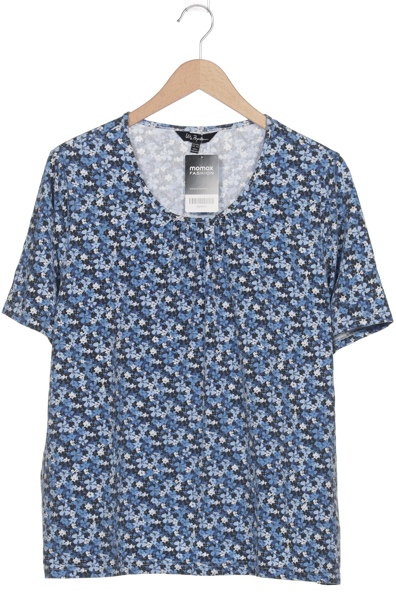 

Ulla Popken Damen T-Shirt, blau, Gr. 46