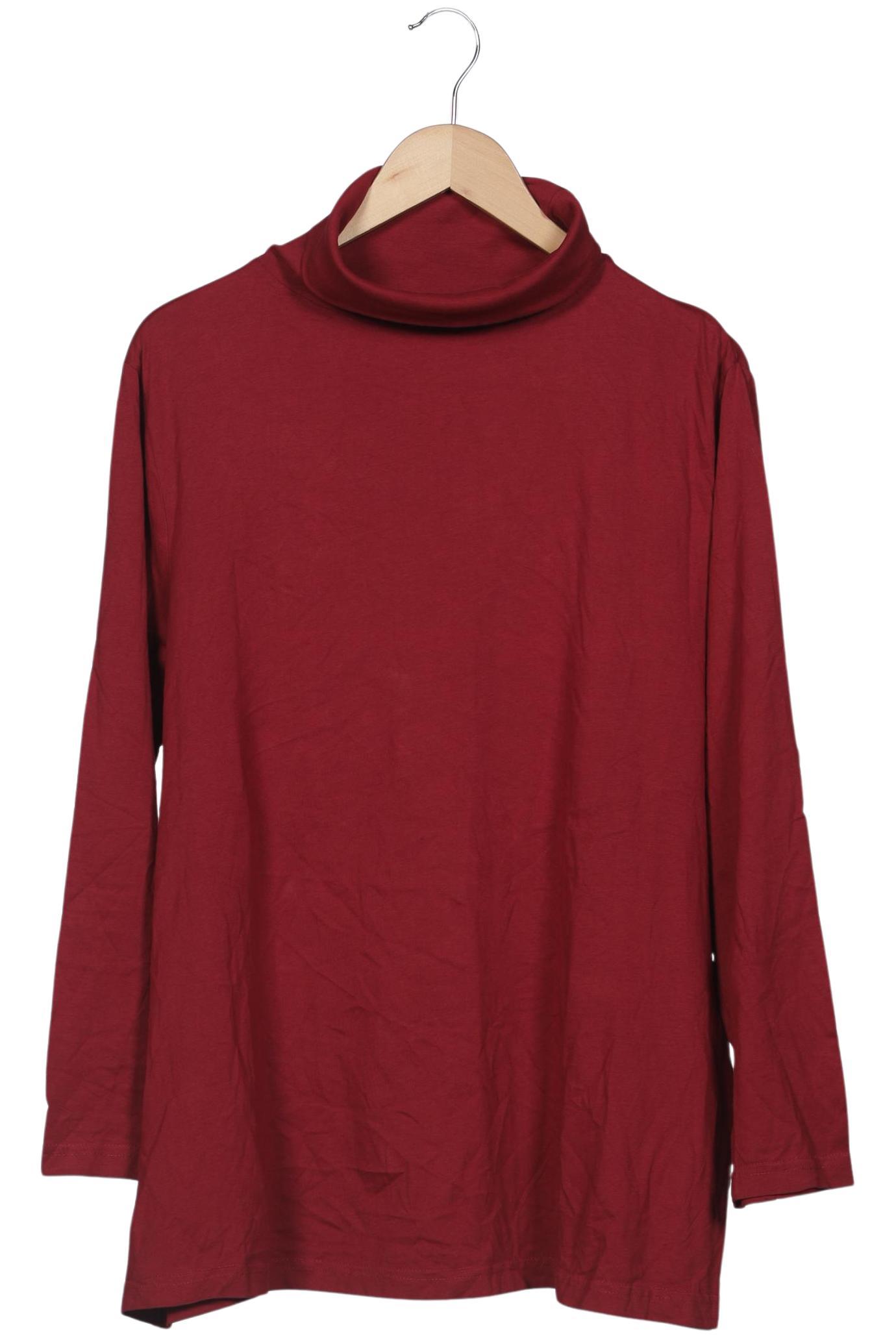 

Ulla Popken Damen Langarmshirt, rot, Gr. 50