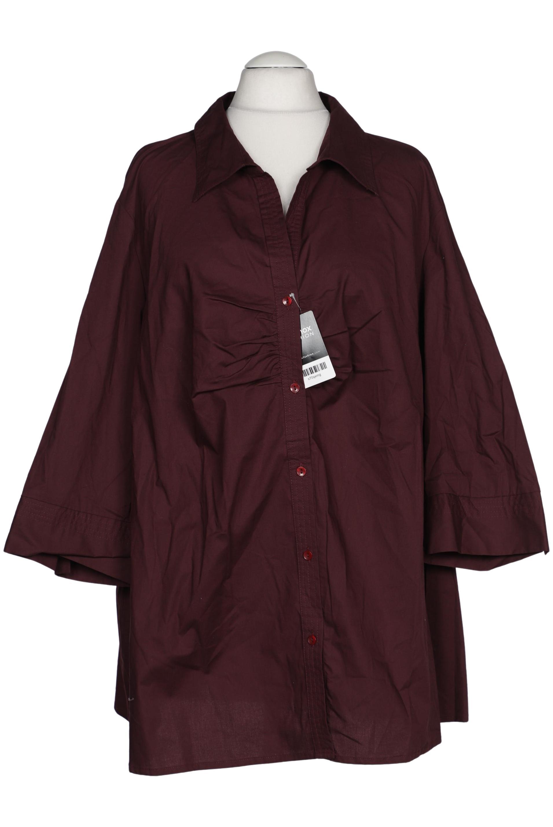 

Ulla Popken Damen Bluse, bordeaux, Gr. 58