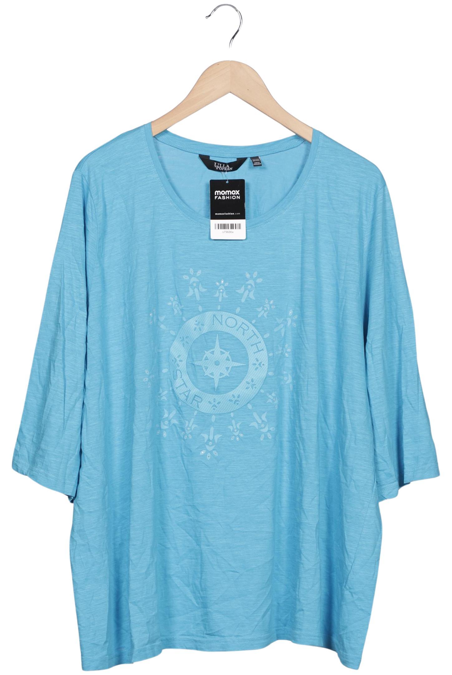

Ulla Popken Damen T-Shirt, blau, Gr. 54