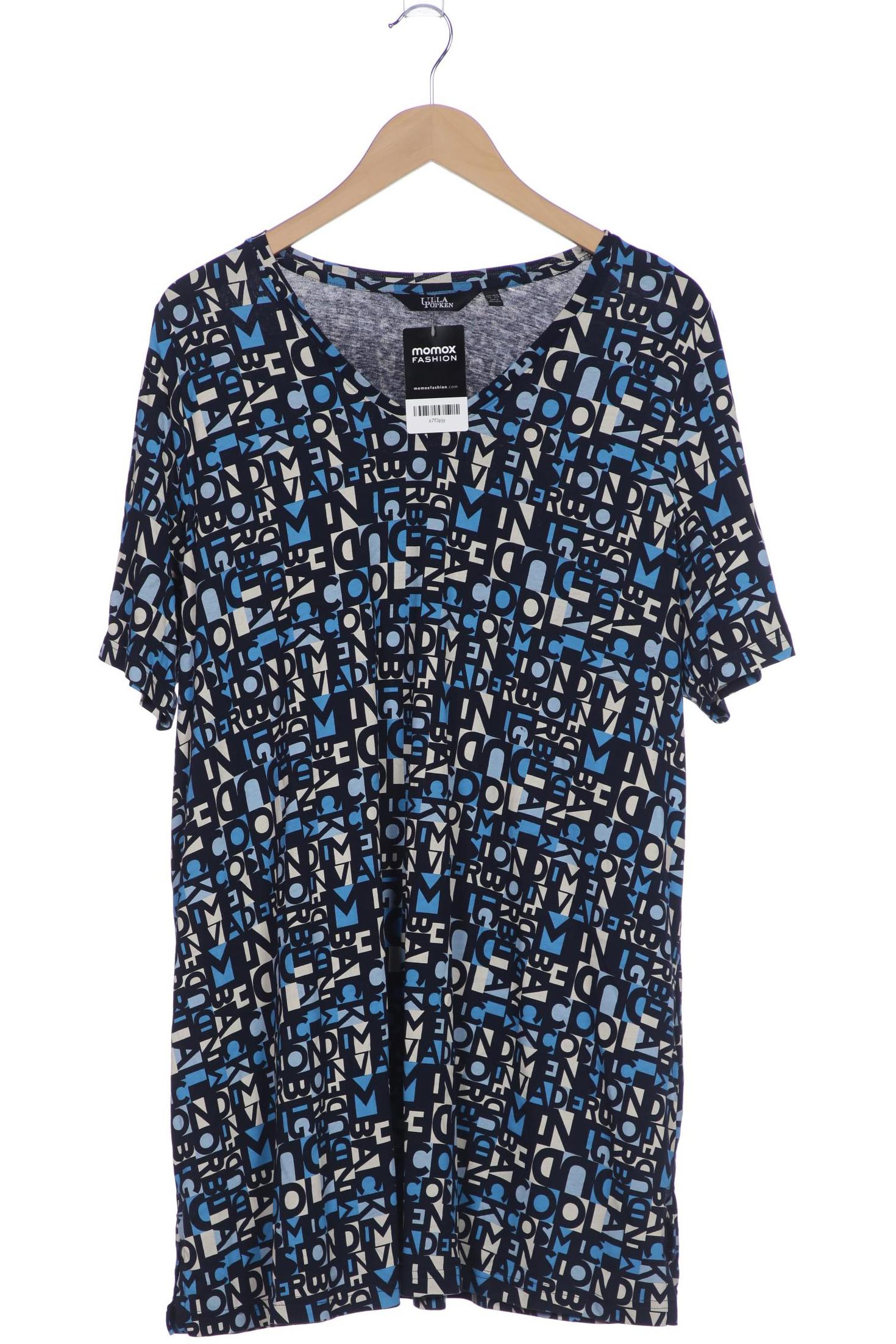 

Ulla Popken Damen T-Shirt, blau, Gr. 46