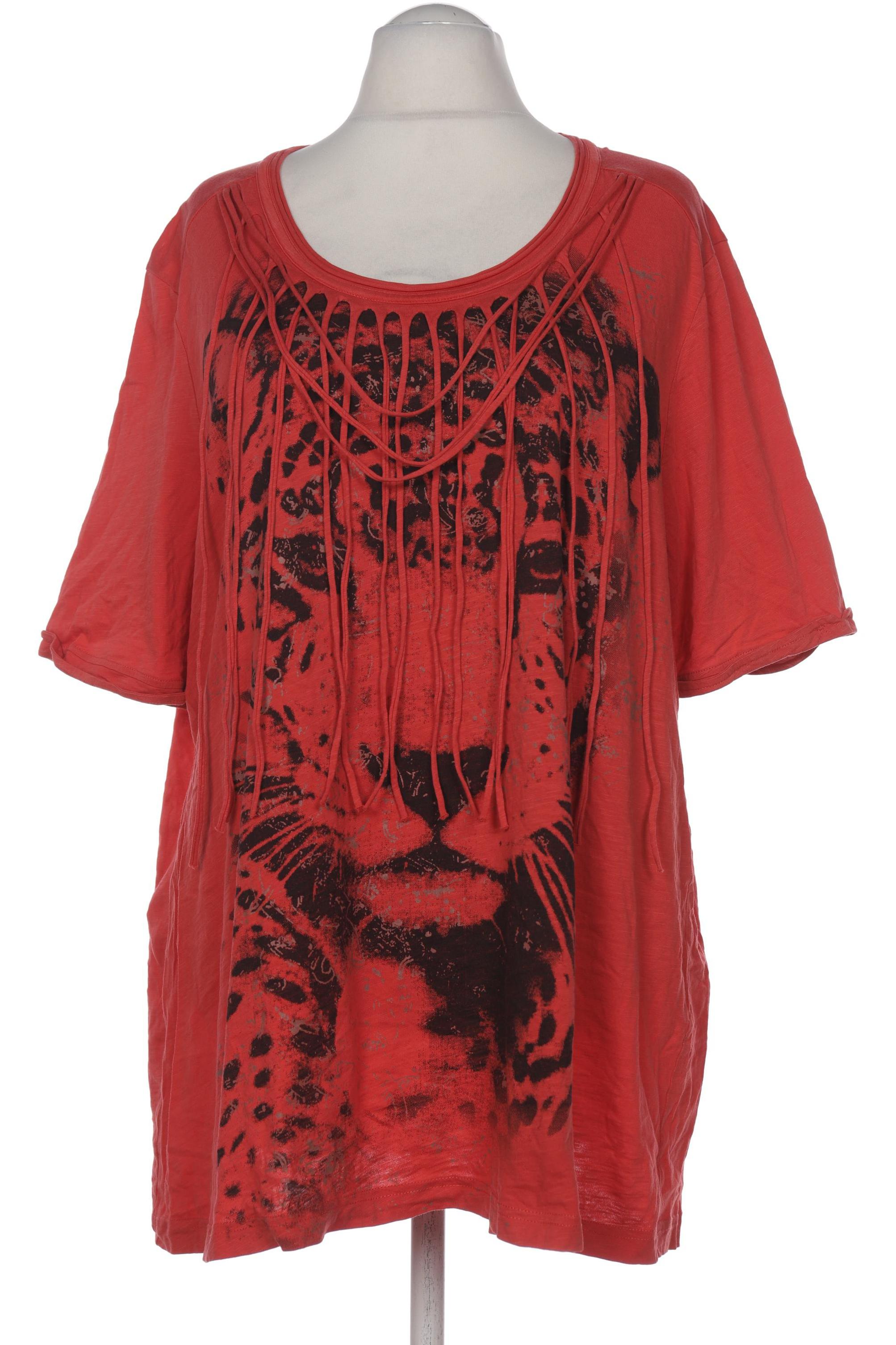 

Ulla Popken Damen T-Shirt, rot, Gr. 54