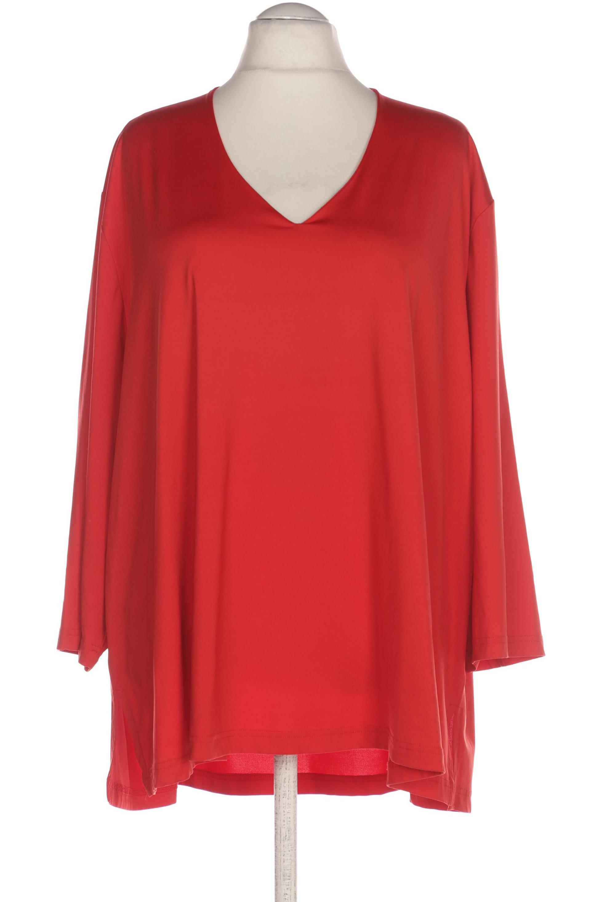 

Ulla Popken Damen Langarmshirt, rot, Gr. 52