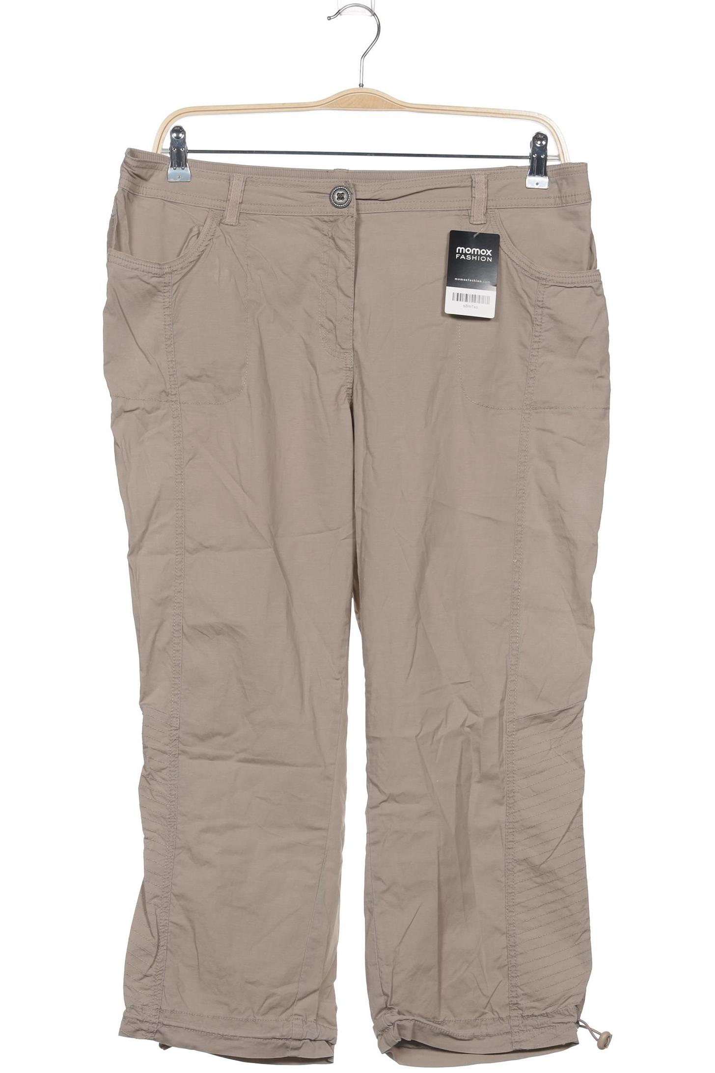 

Ulla Popken Damen Stoffhose, beige, Gr. 46