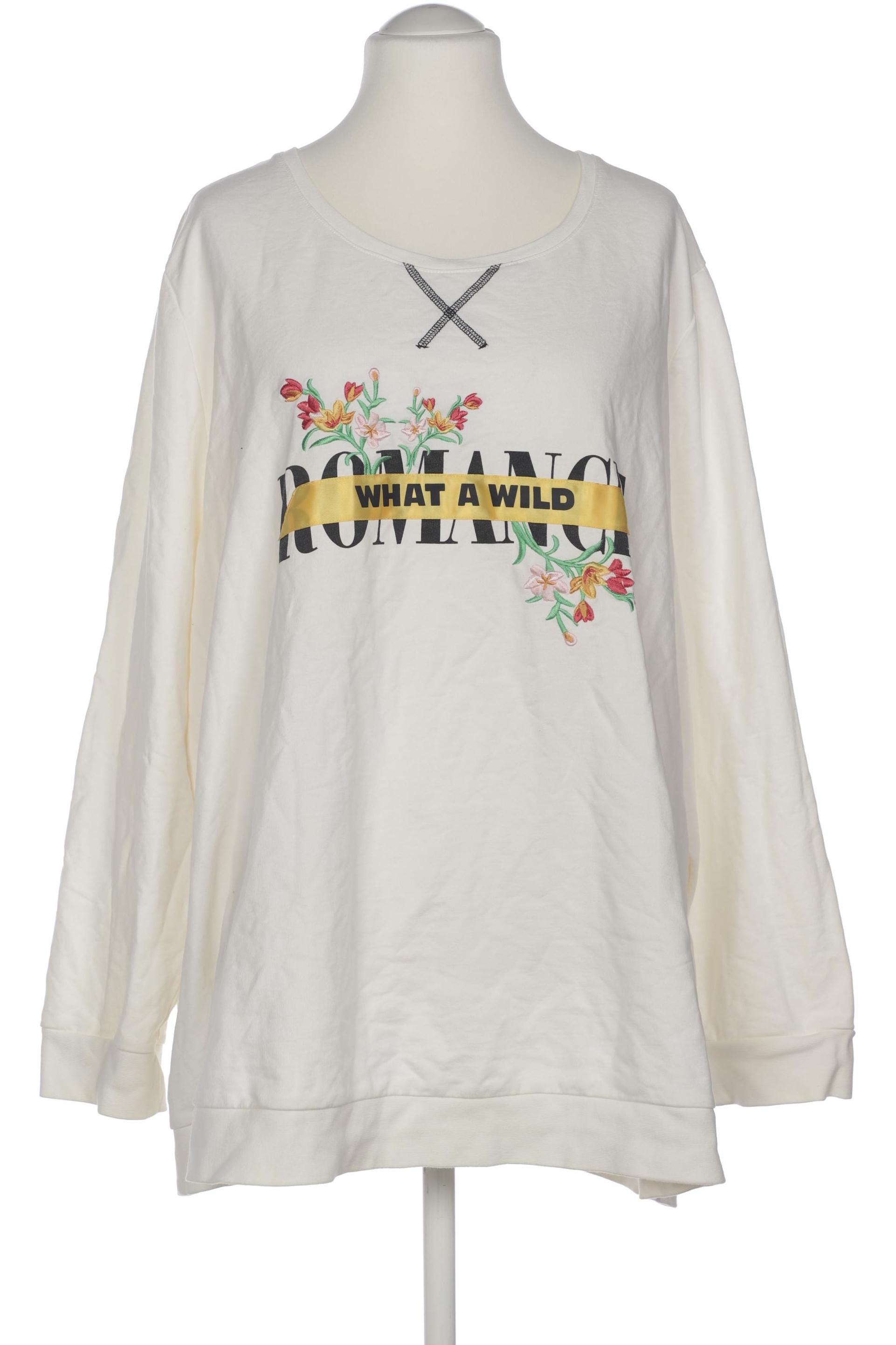 

Ulla Popken Damen Sweatshirt, cremeweiß, Gr. 54