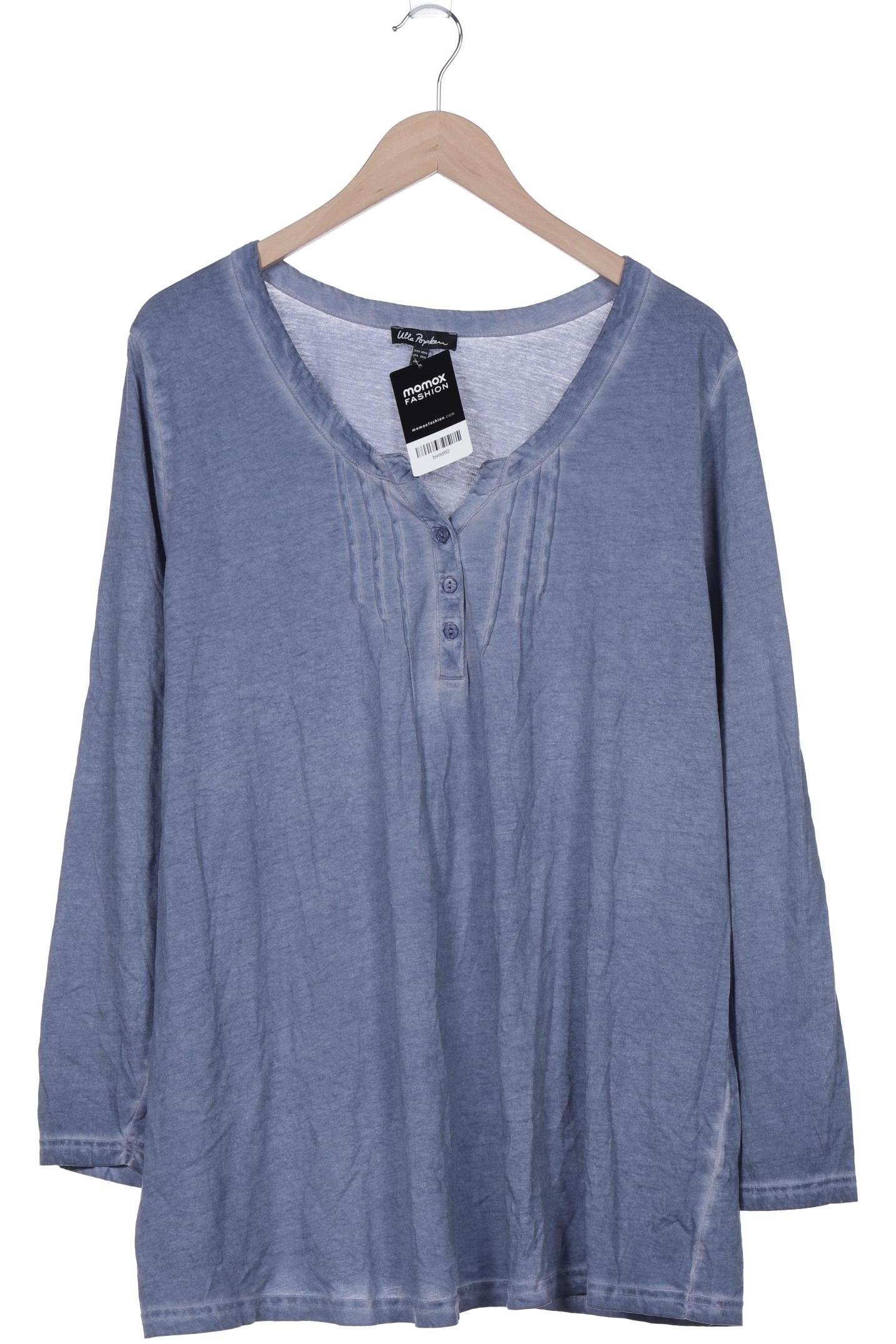 

Ulla Popken Damen Langarmshirt, blau, Gr. 50