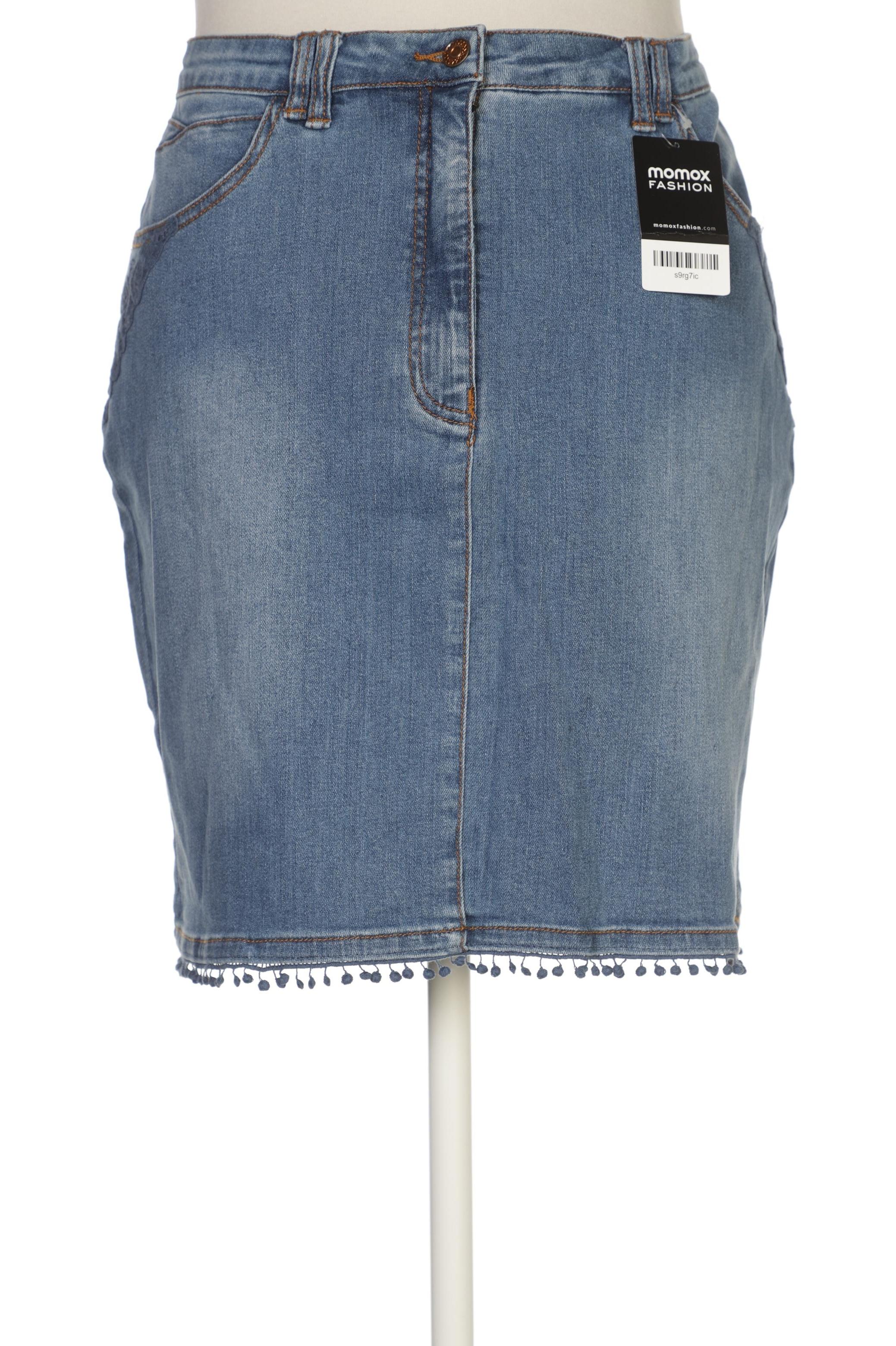 

Ulla Popken Damen Rock, blau, Gr. 48