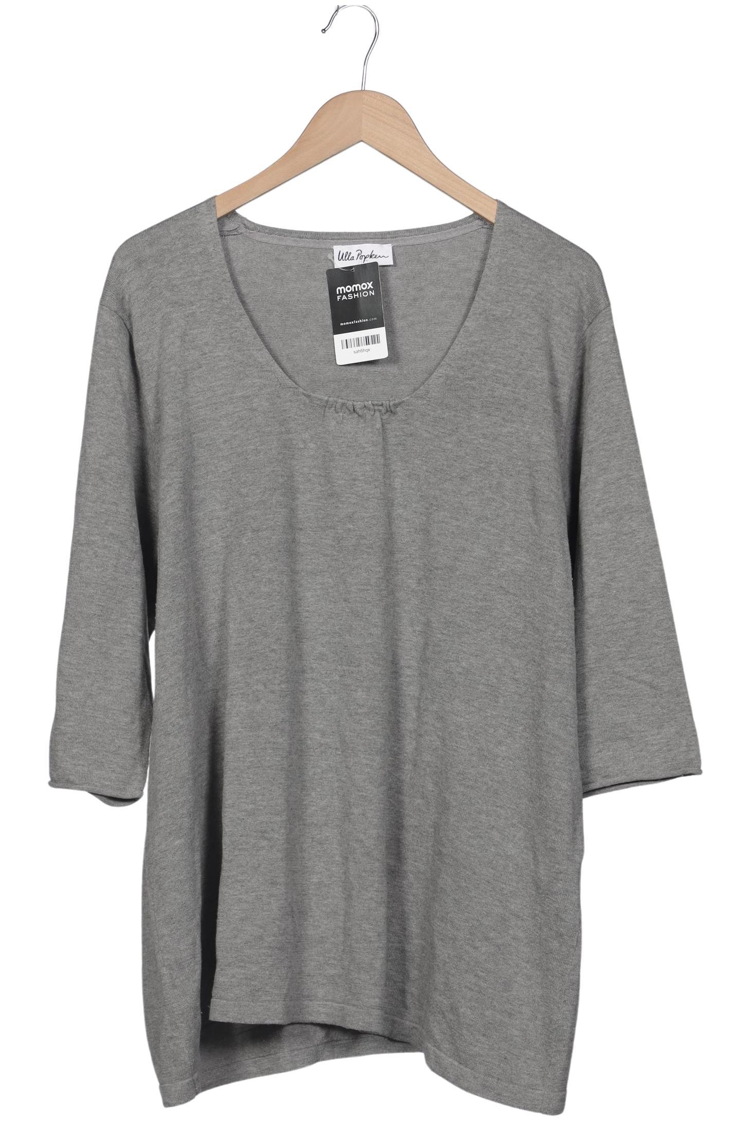 

Ulla Popken Damen Langarmshirt, grau, Gr. 50