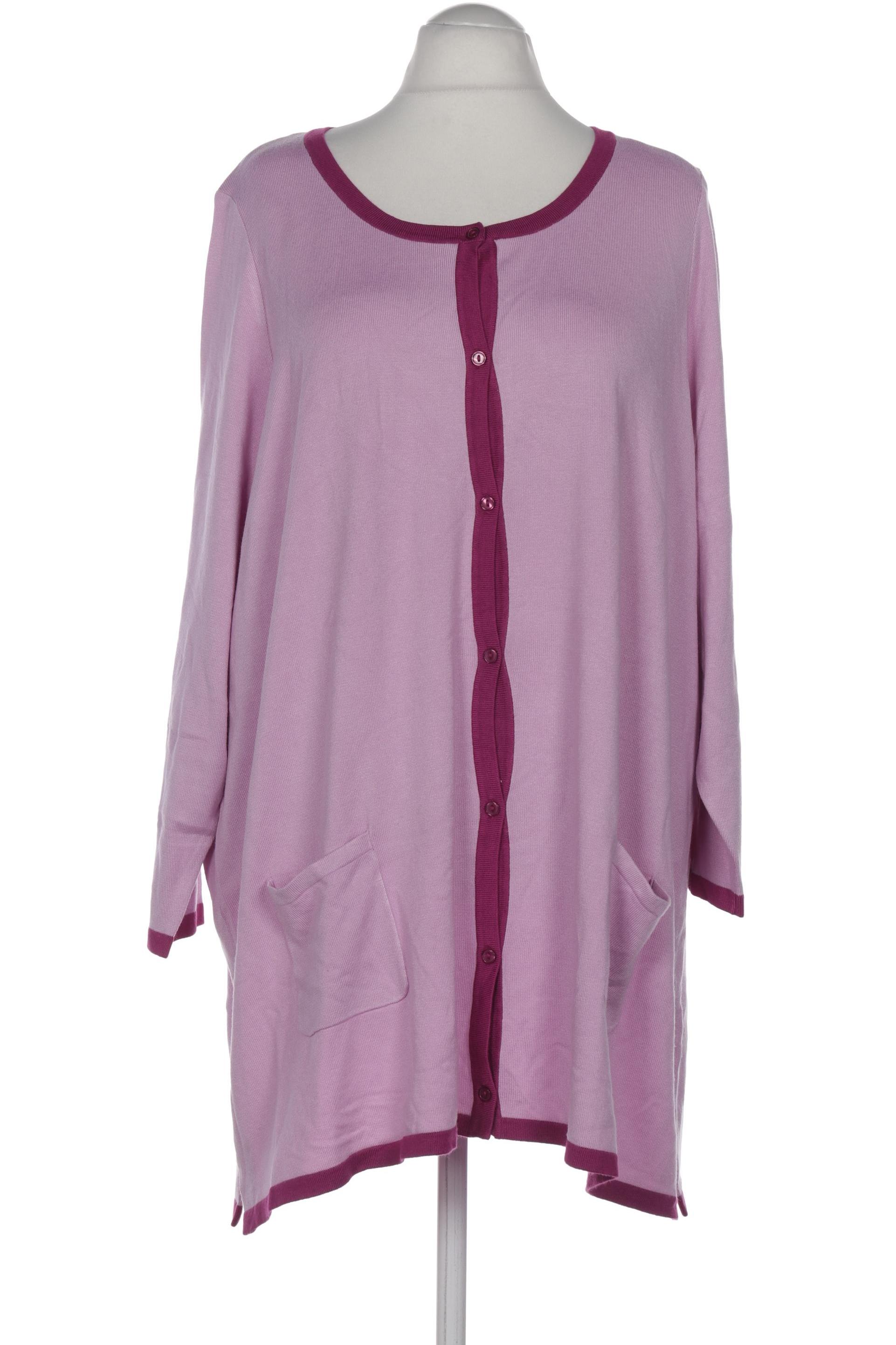 

Ulla Popken Damen Strickjacke, flieder, Gr. 52