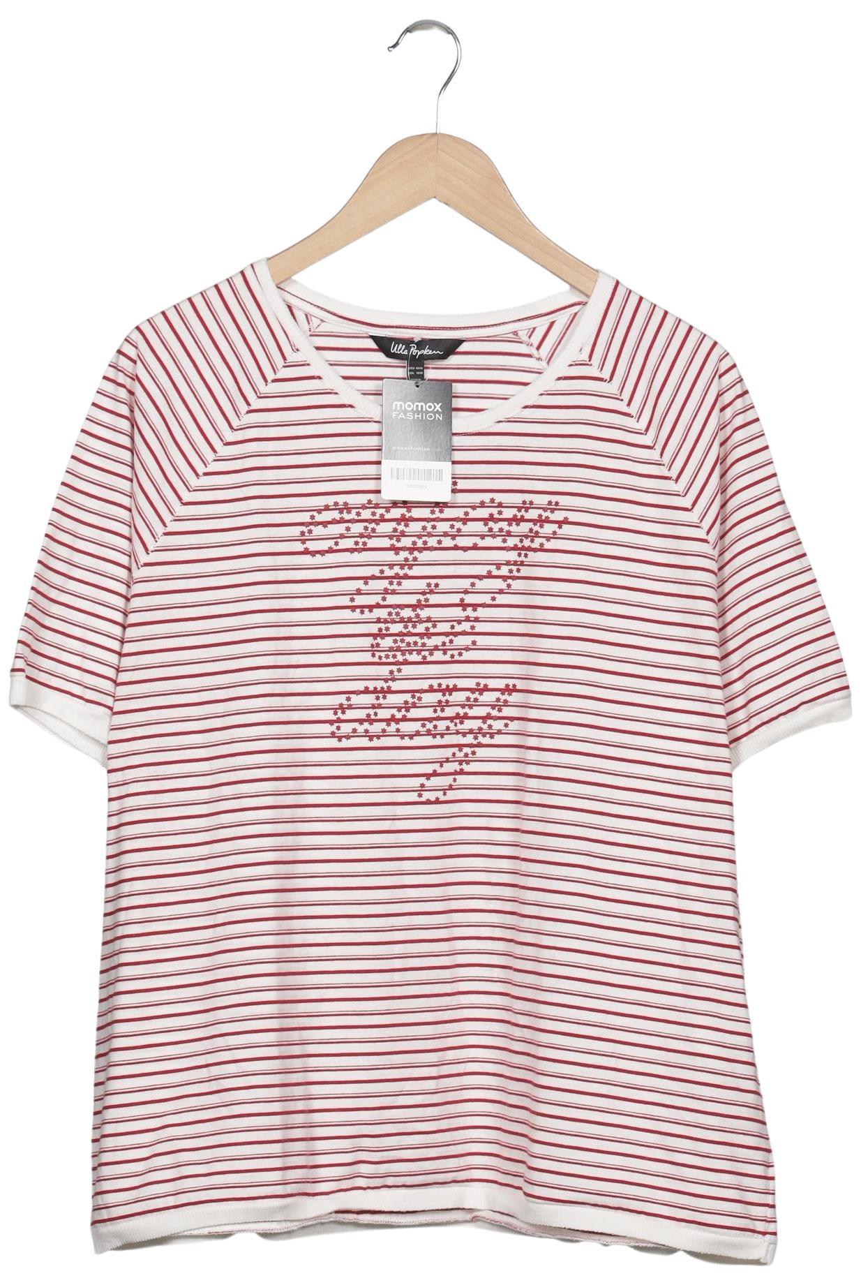 

Ulla Popken Damen T-Shirt, weiß, Gr. 46