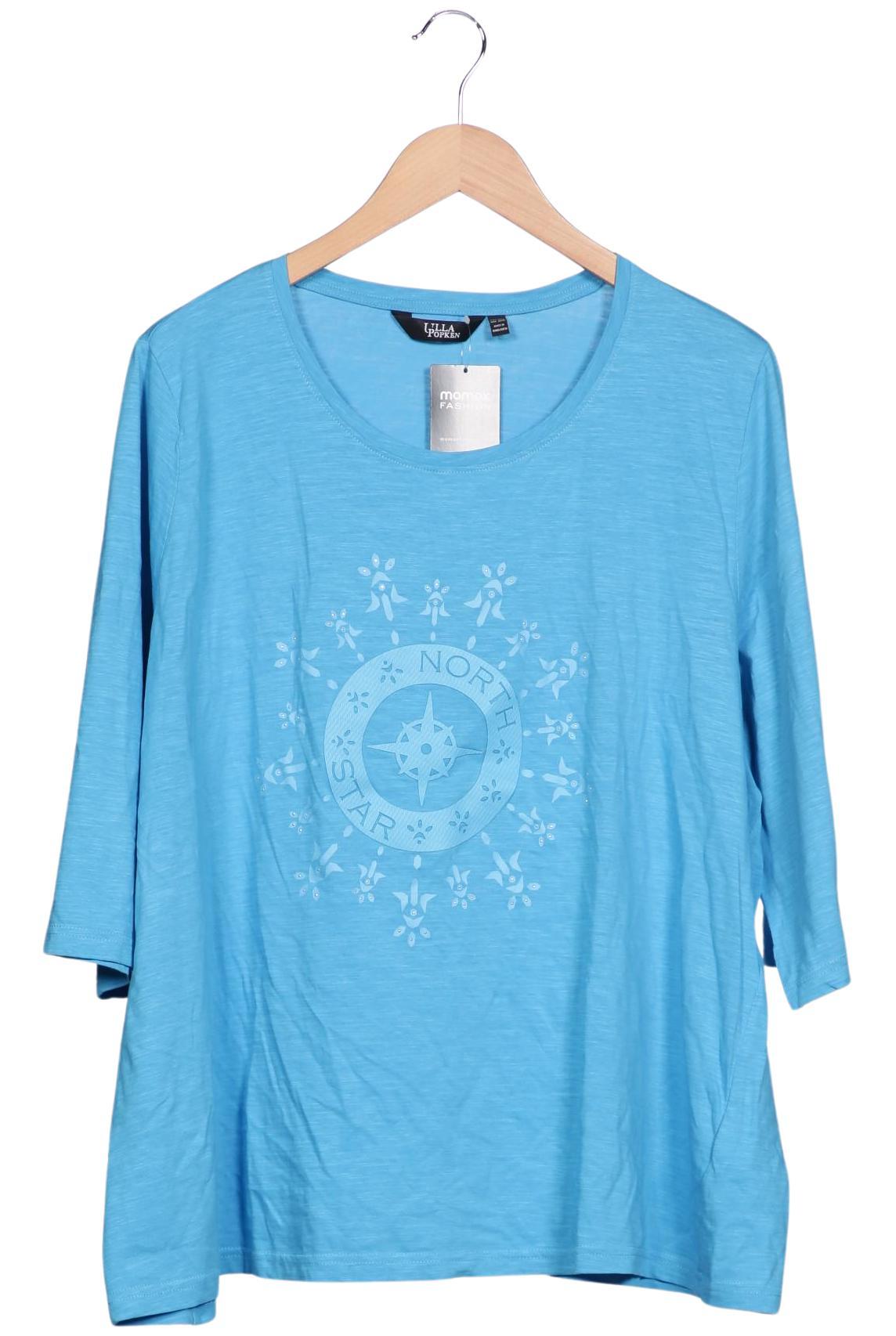 

Ulla Popken Damen Langarmshirt, hellblau, Gr. 50