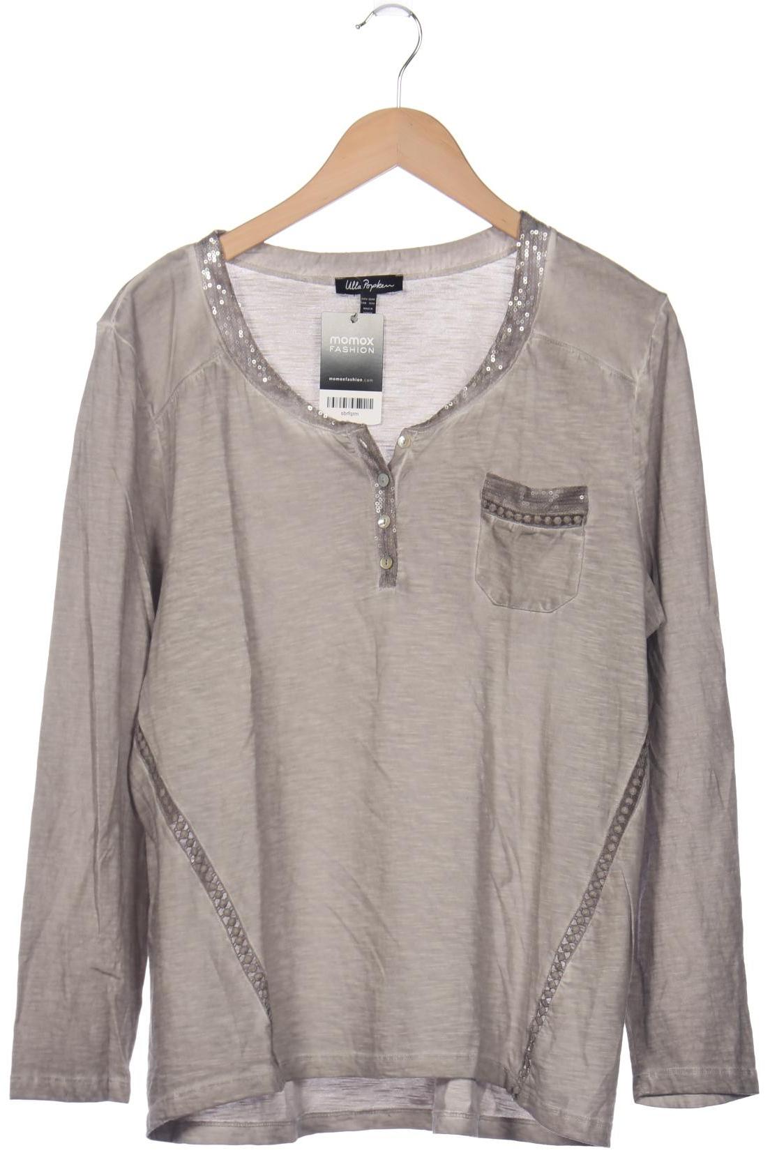 

Ulla Popken Damen Langarmshirt, grau