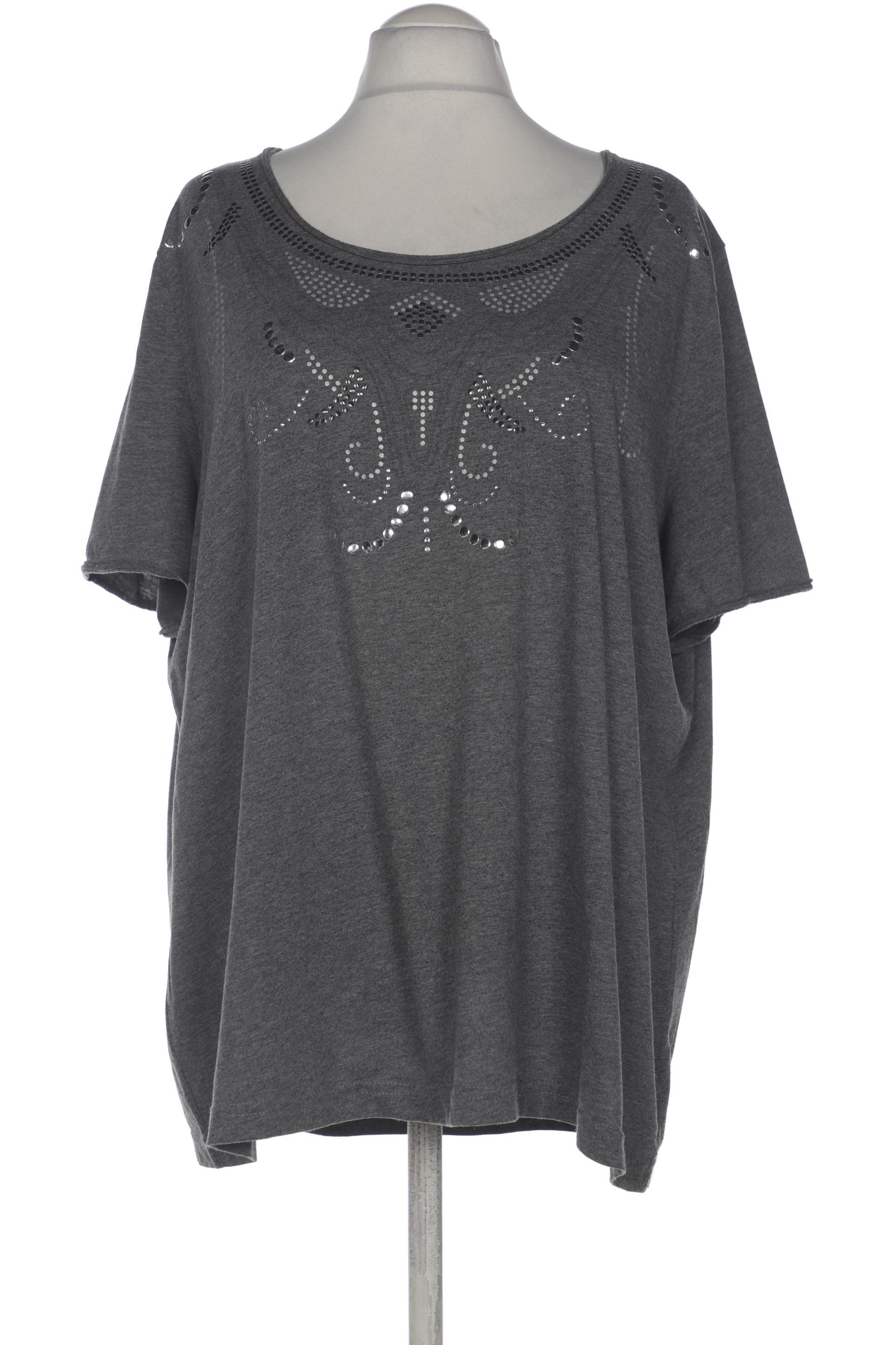 

Ulla Popken Damen T-Shirt, grau, Gr. 54