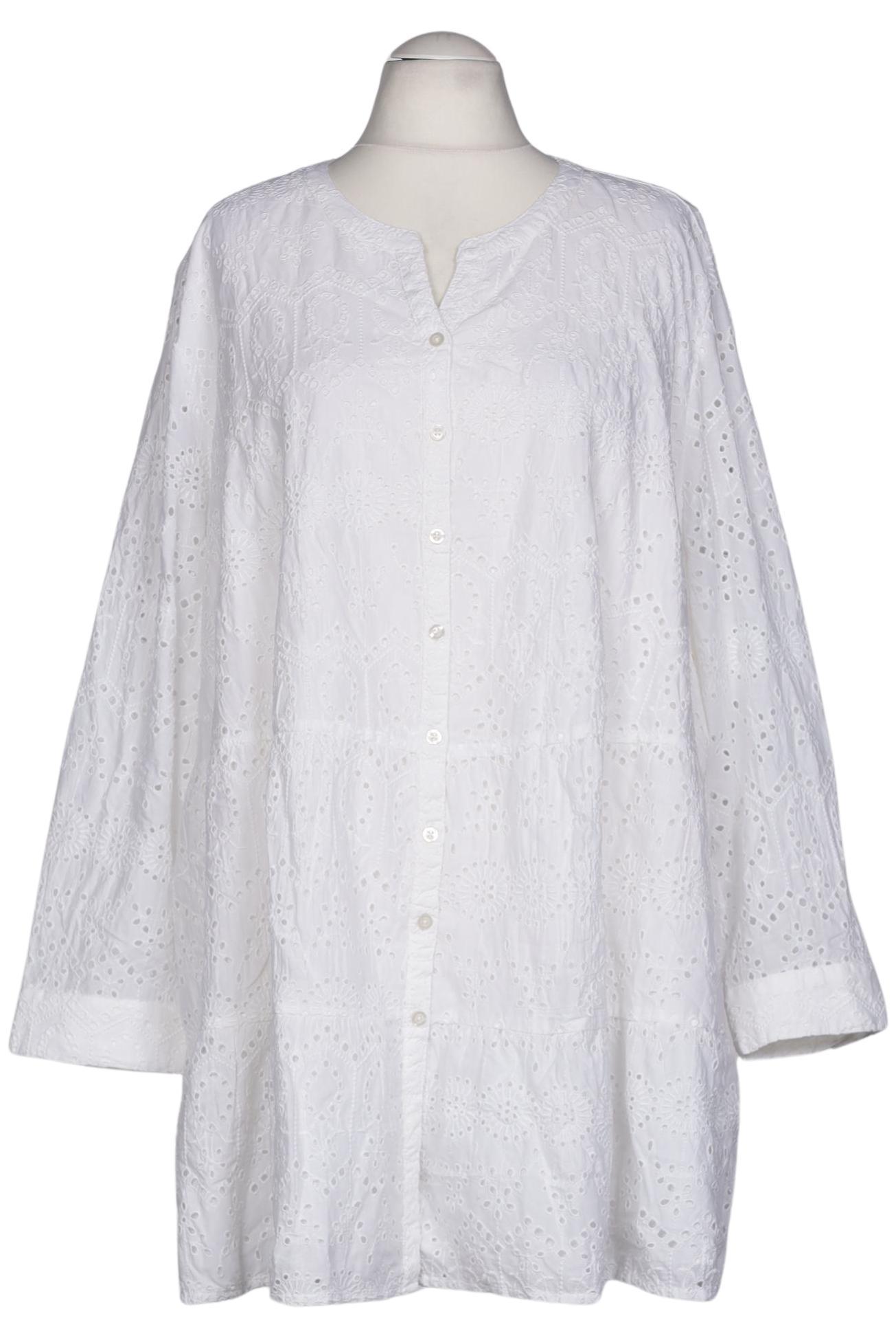 

Ulla Popken Damen Bluse, weiß, Gr. 58