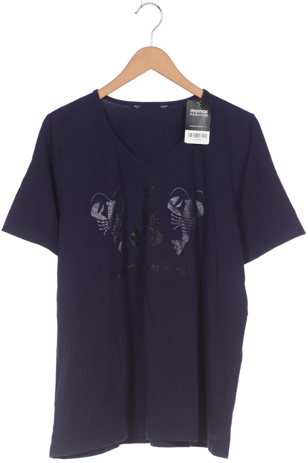 

Ulla Popken Damen T-Shirt, marineblau, Gr. 48