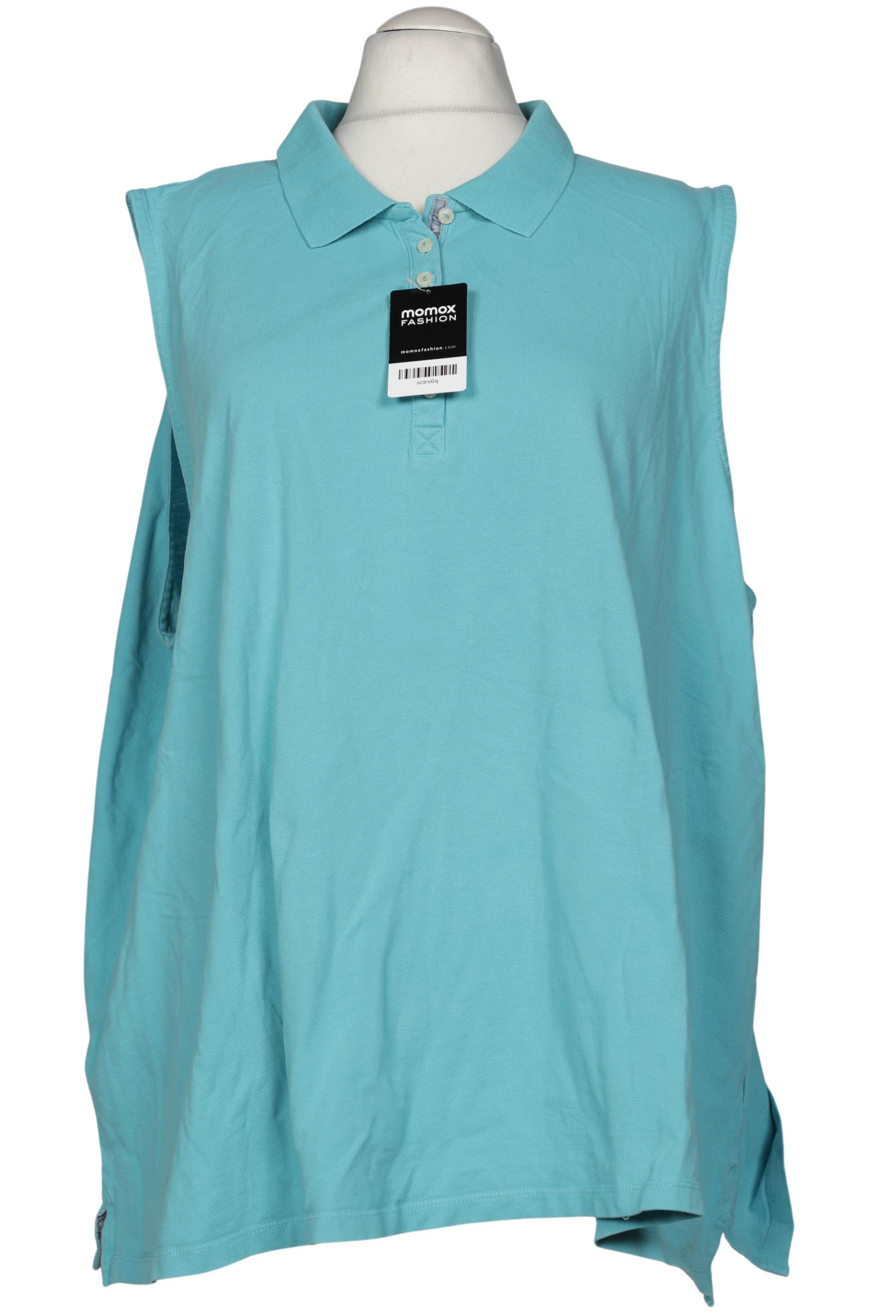 

Ulla Popken Damen Poloshirt, hellblau, Gr. 62