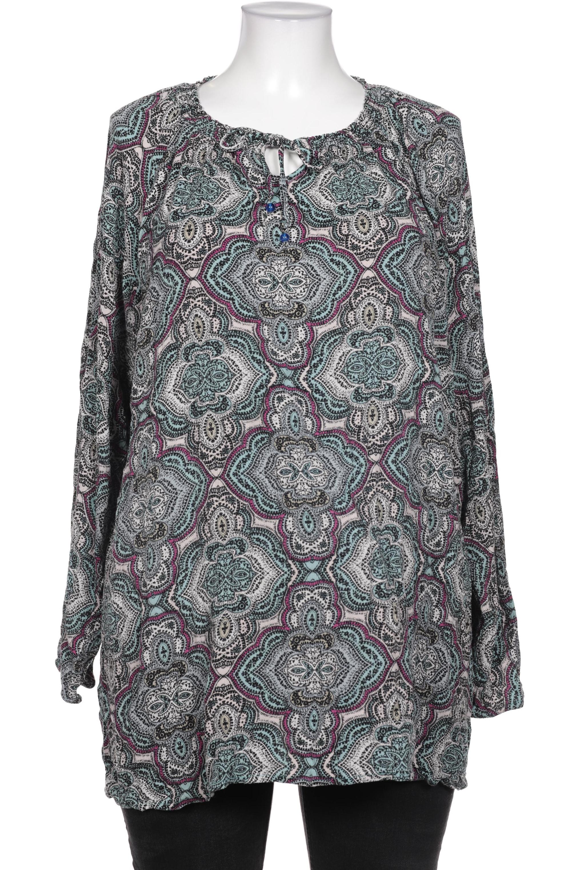 

Ulla Popken Damen Bluse, türkis, Gr. 50