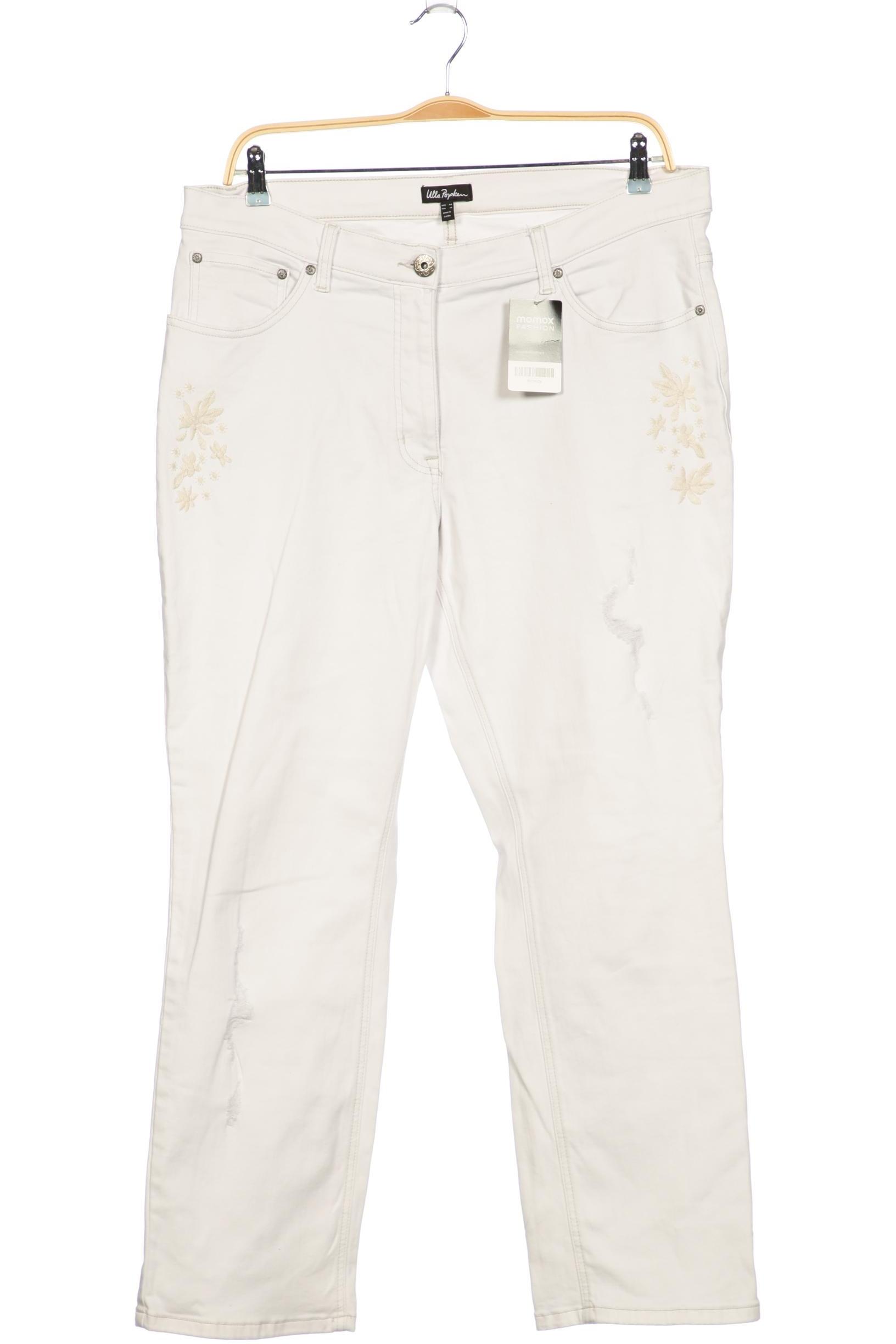 

Ulla Popken Damen Jeans, weiß, Gr. 48