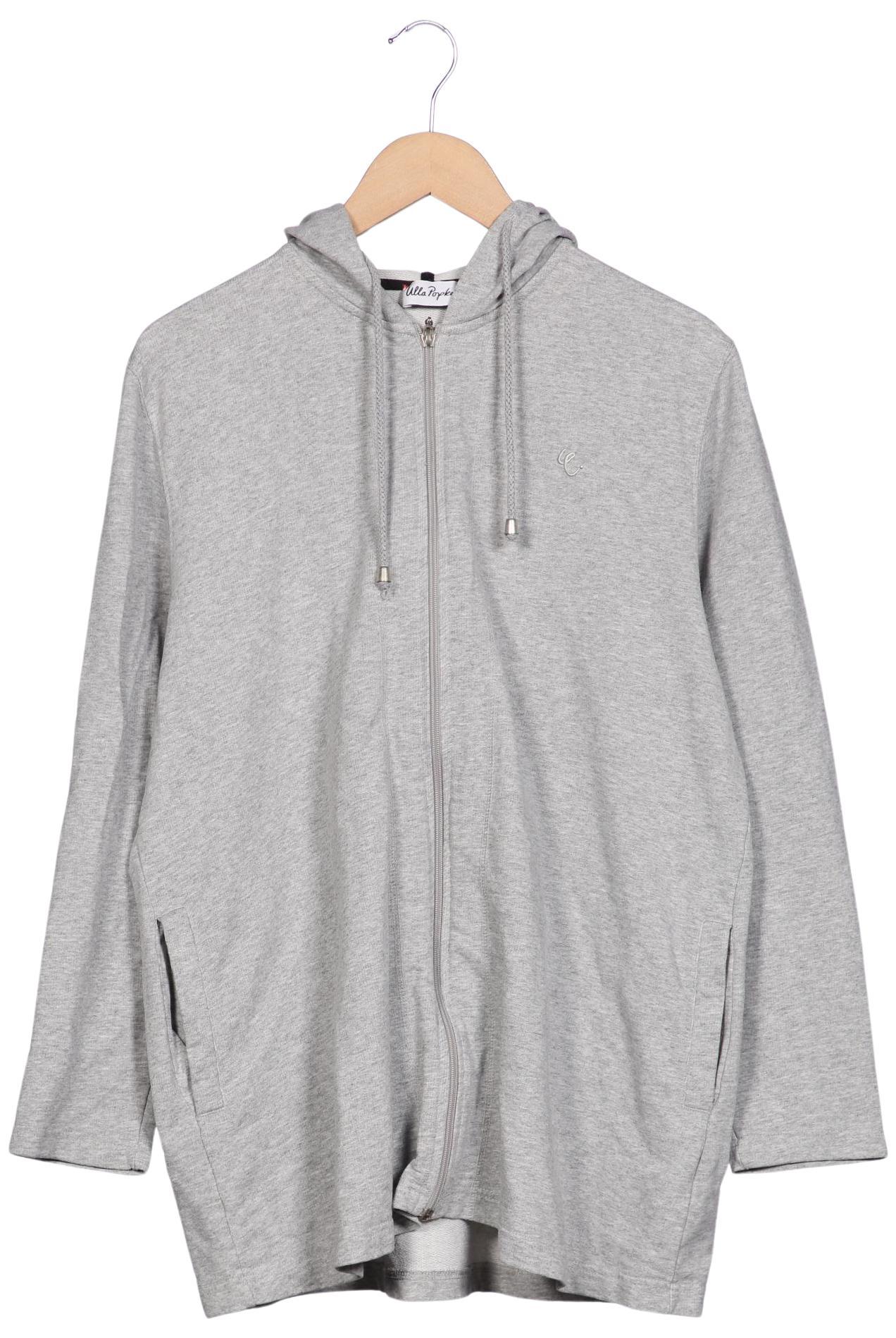 

Ulla Popken Damen Kapuzenpullover, grau, Gr. 46