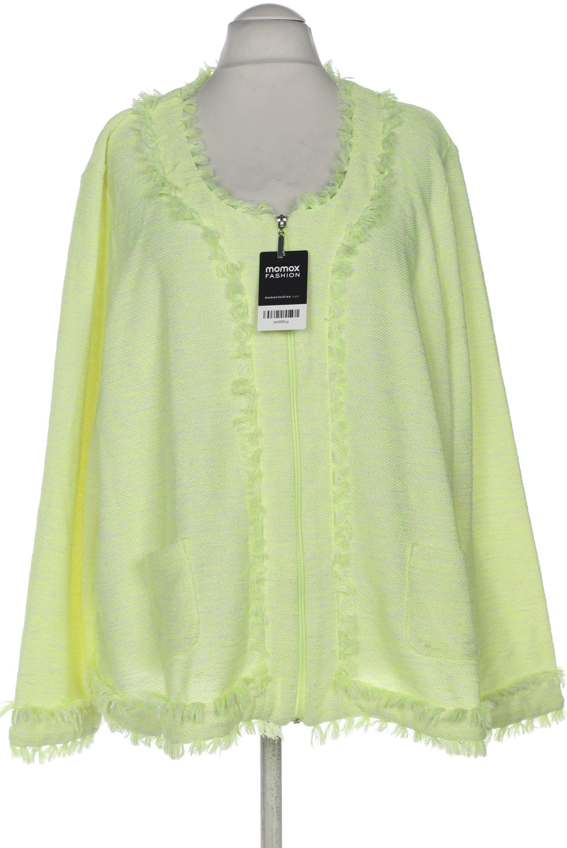 

Ulla Popken Damen Strickjacke, neon, Gr. 58