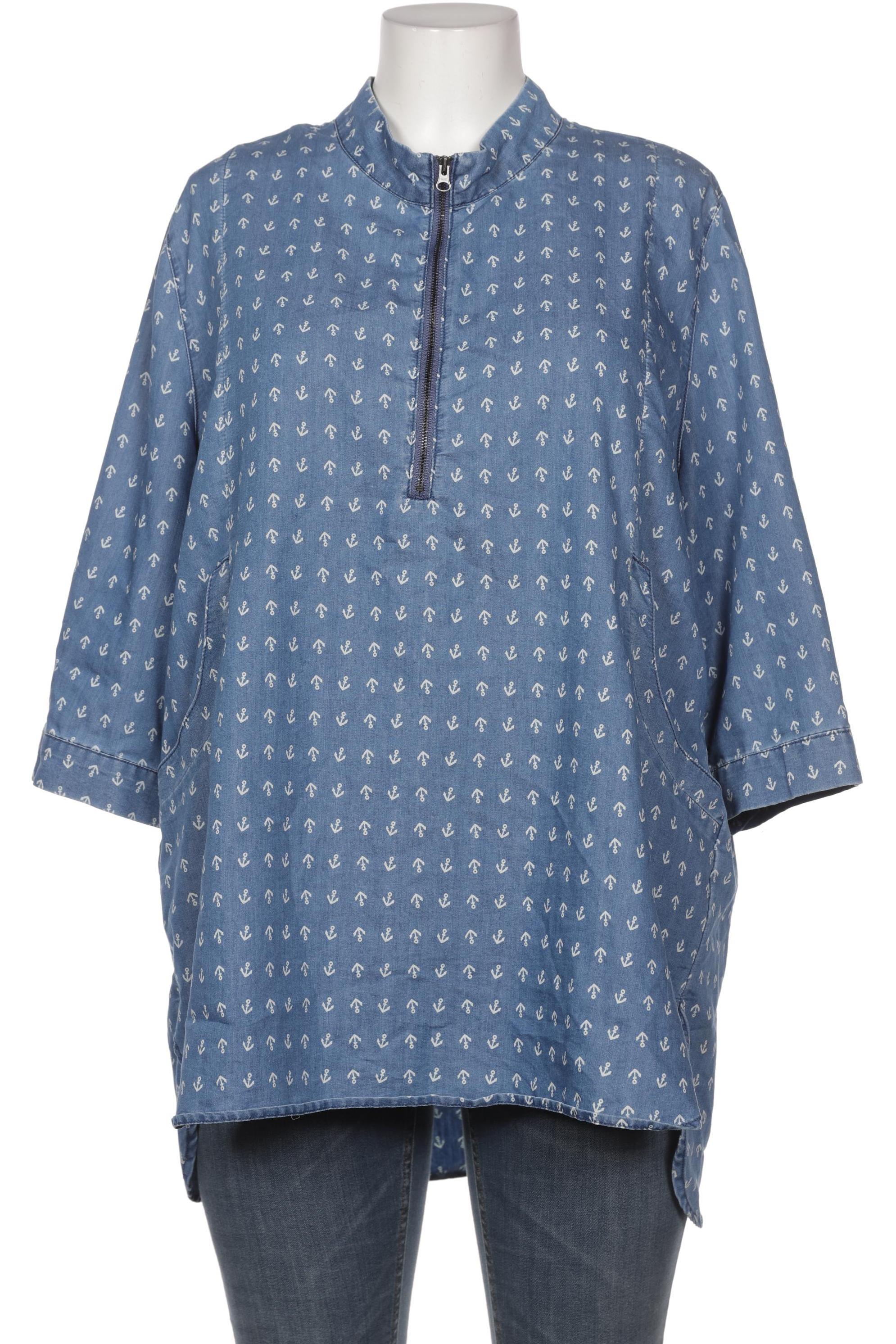 

Ulla Popken Damen Bluse, blau, Gr. 46