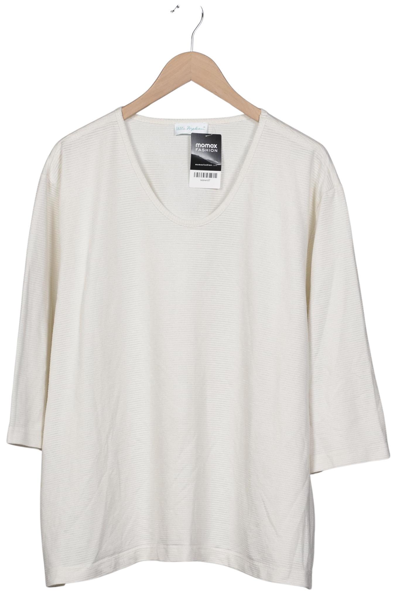 

Ulla Popken Damen T-Shirt, cremeweiß, Gr. 56