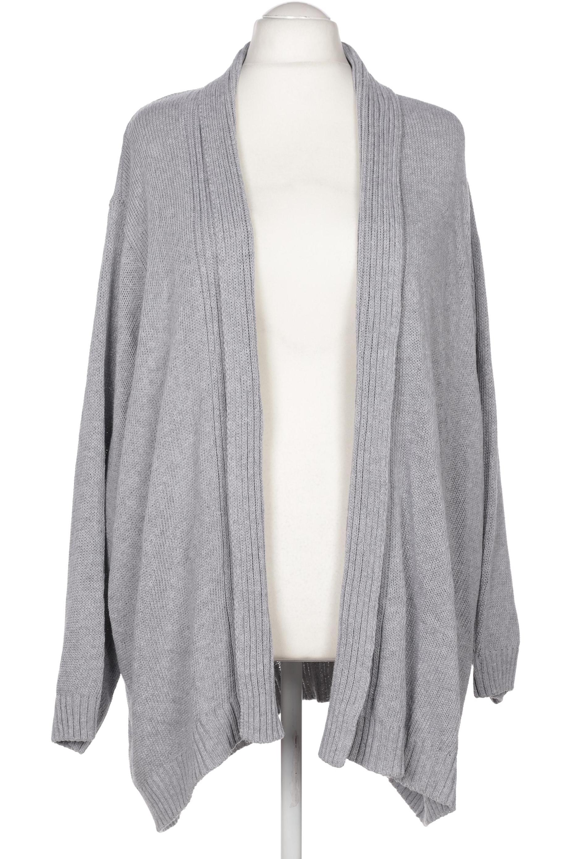 

Ulla Popken Damen Strickjacke, grau, Gr. 56