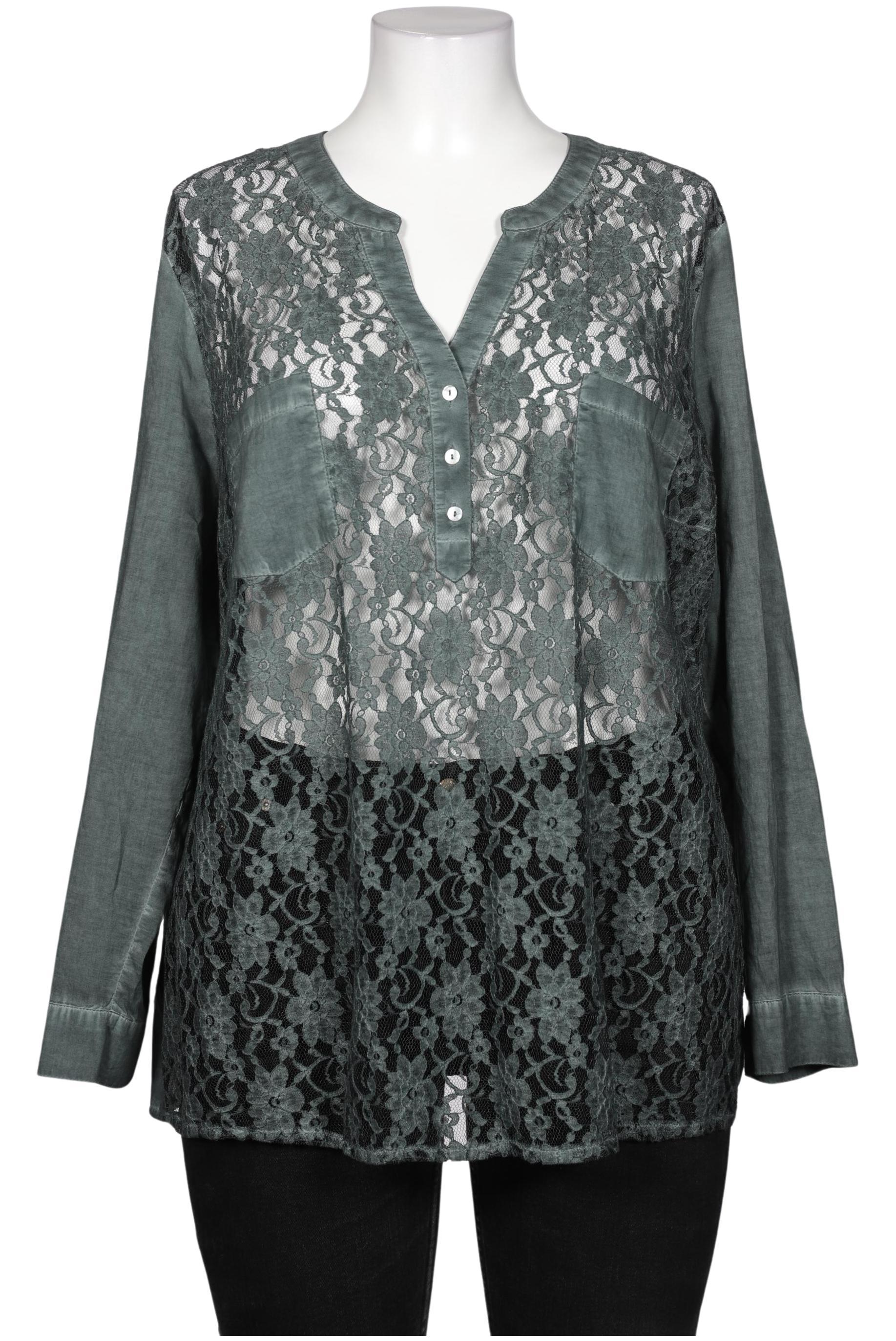 

Ulla Popken Damen Bluse, grün, Gr. 46