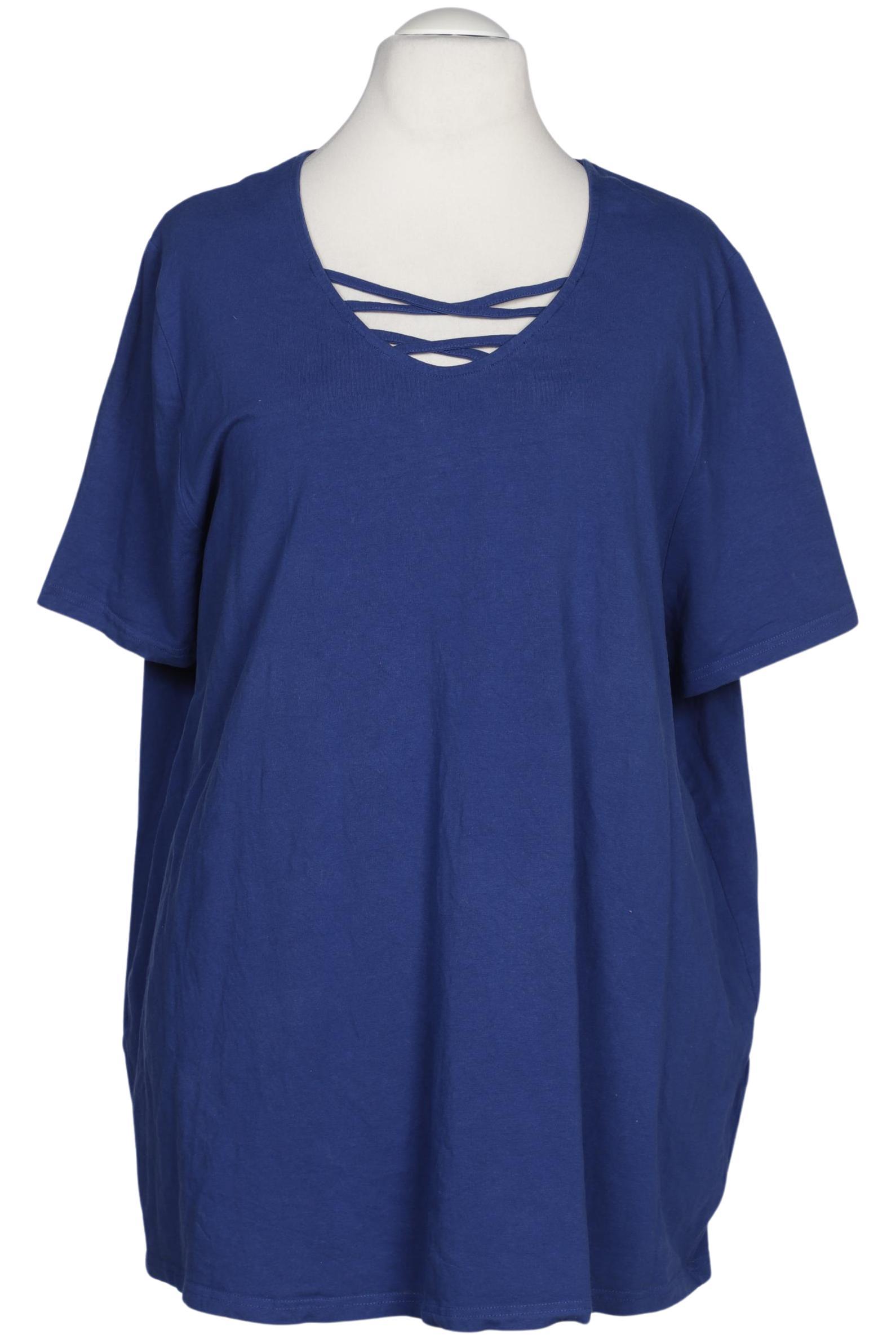 

Ulla Popken Damen T-Shirt, blau, Gr. 58