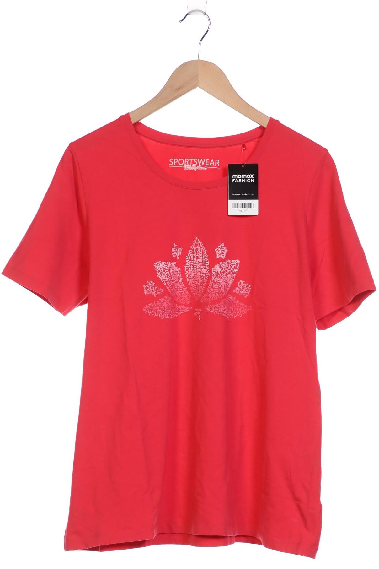 

Ulla Popken Damen T-Shirt, rot, Gr. 46