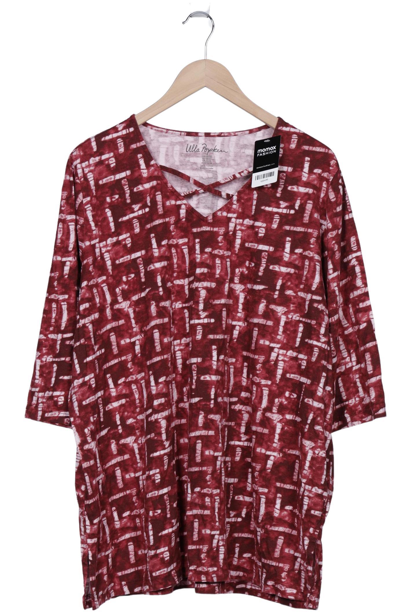 

Ulla Popken Damen T-Shirt, bordeaux, Gr. 50