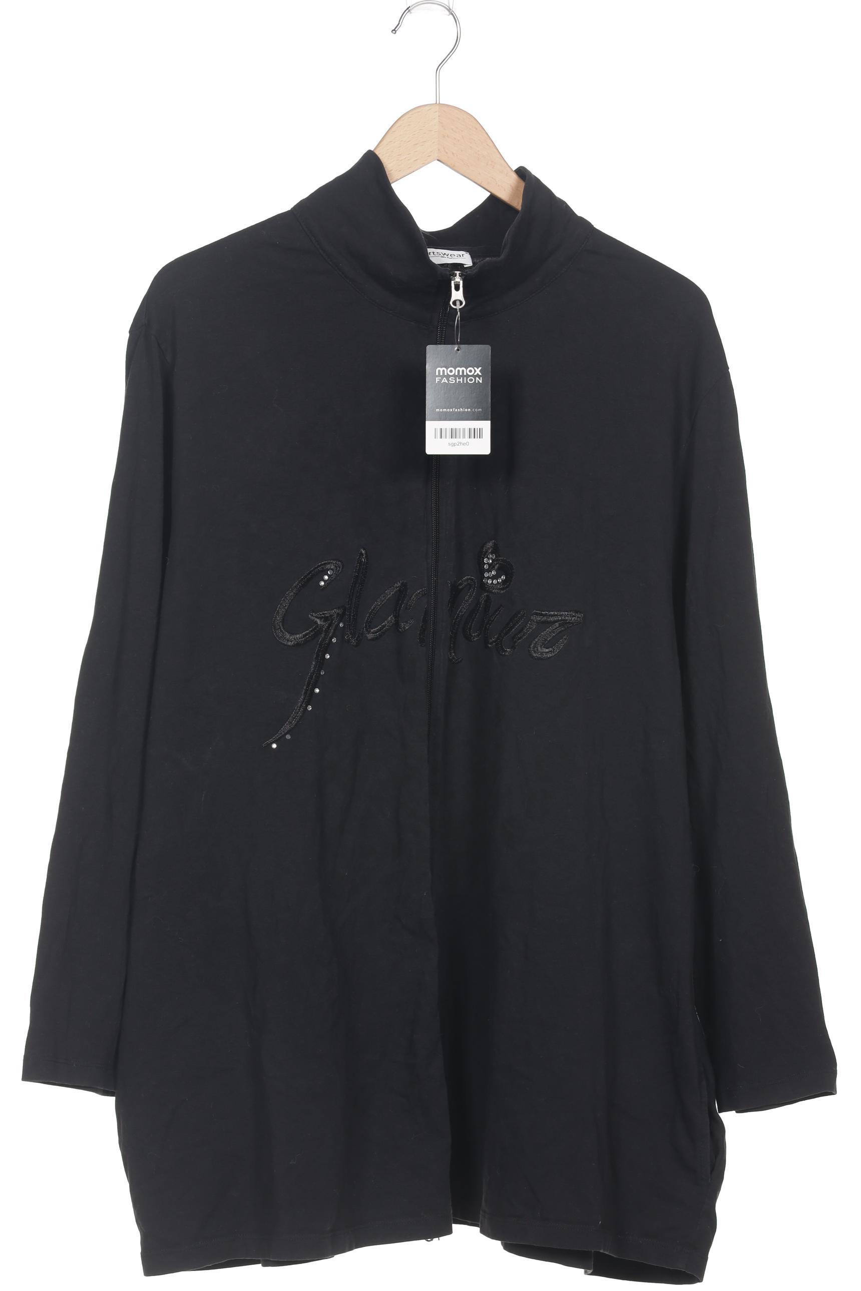 

Ulla Popken Damen Sweatshirt, schwarz, Gr. 56