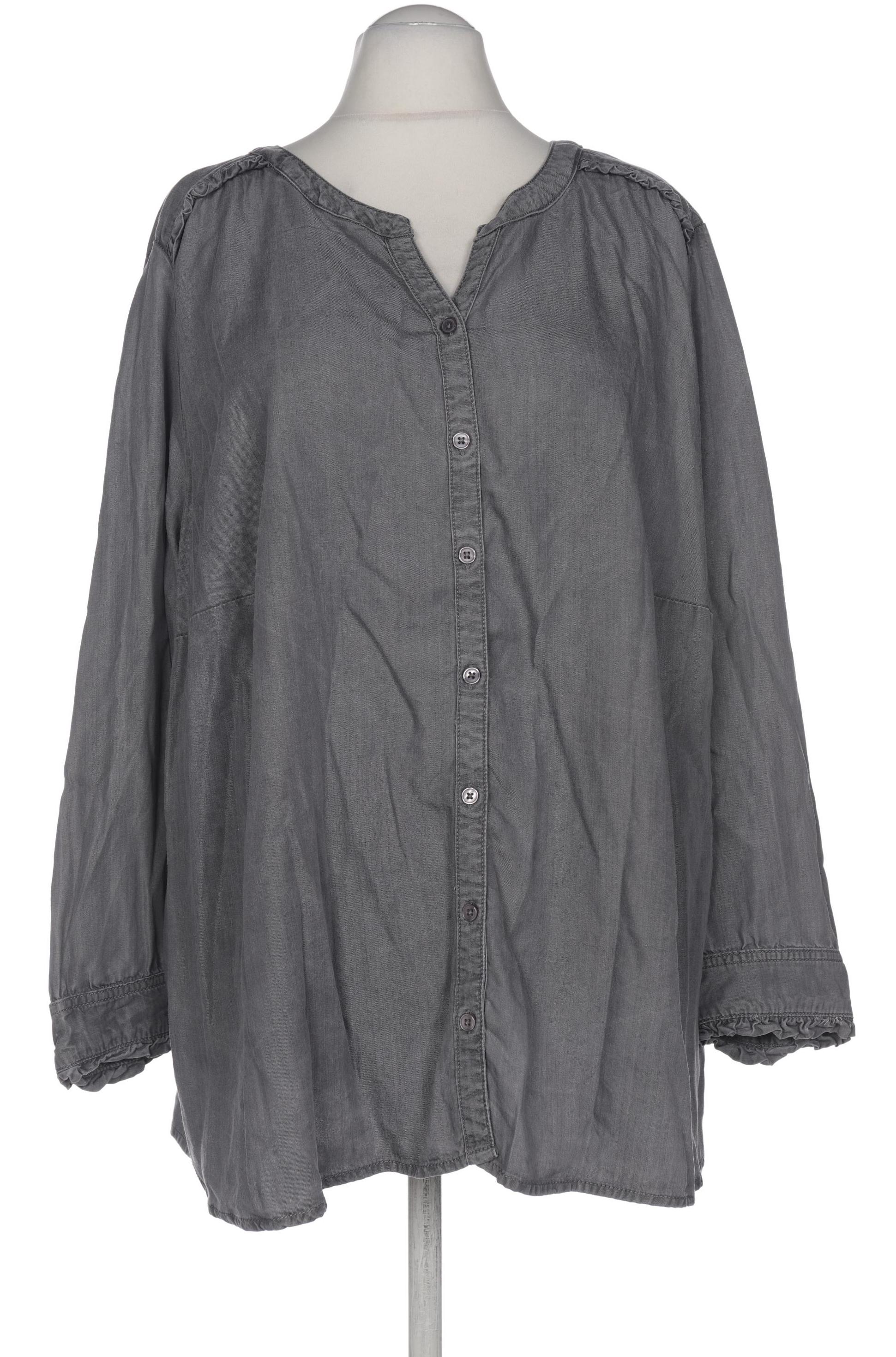 

Ulla Popken Damen Bluse, grau, Gr. 54