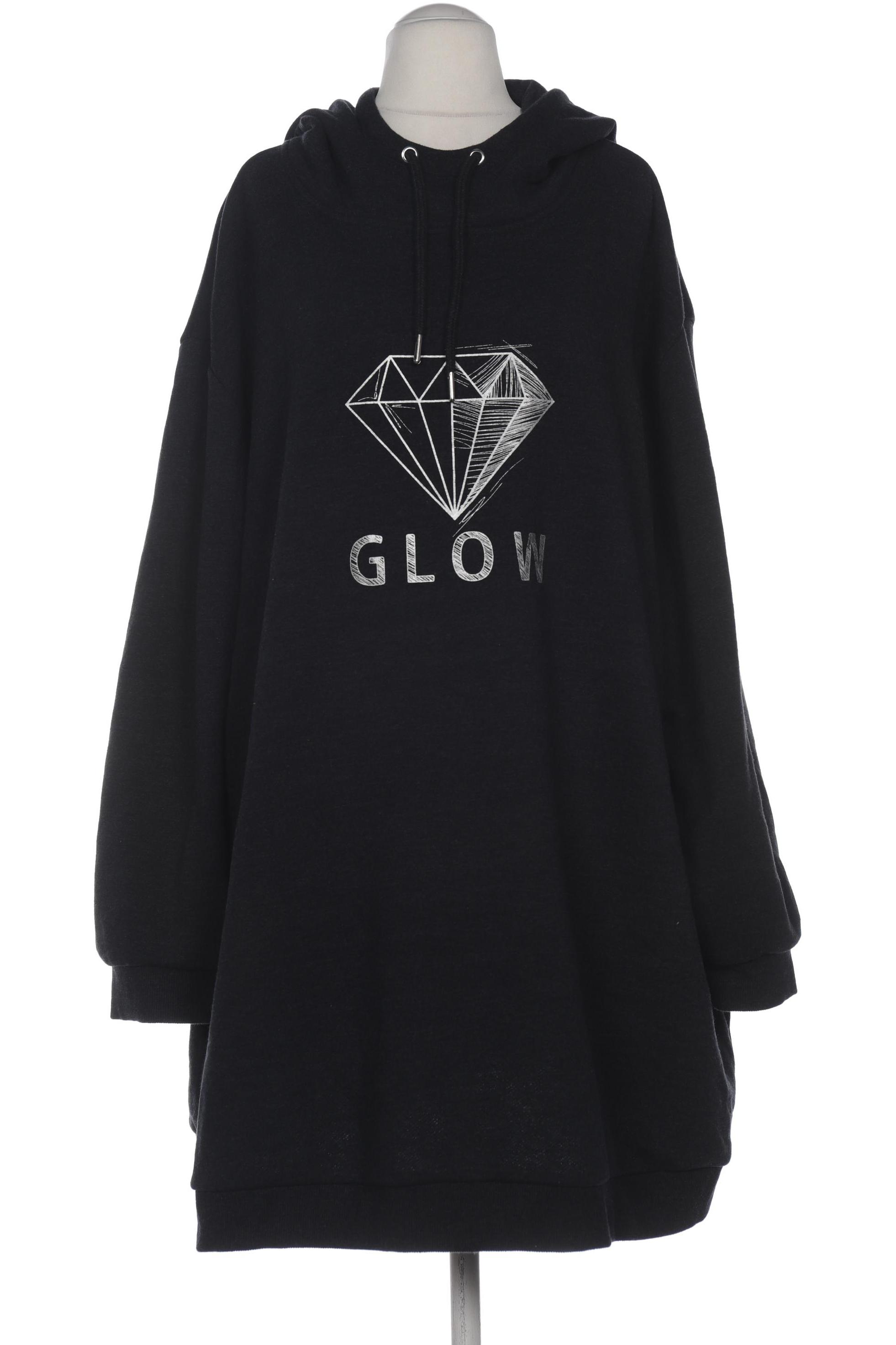 

Ulla Popken Damen Kapuzenpullover, schwarz, Gr. 58