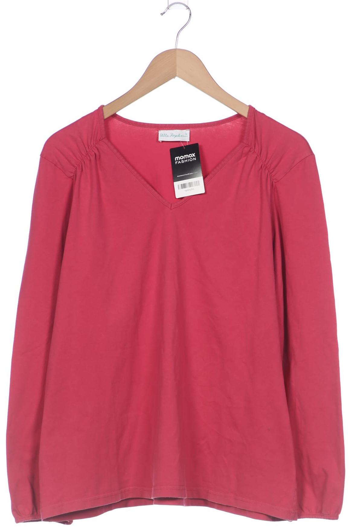 

Ulla Popken Damen Langarmshirt, pink, Gr. 46