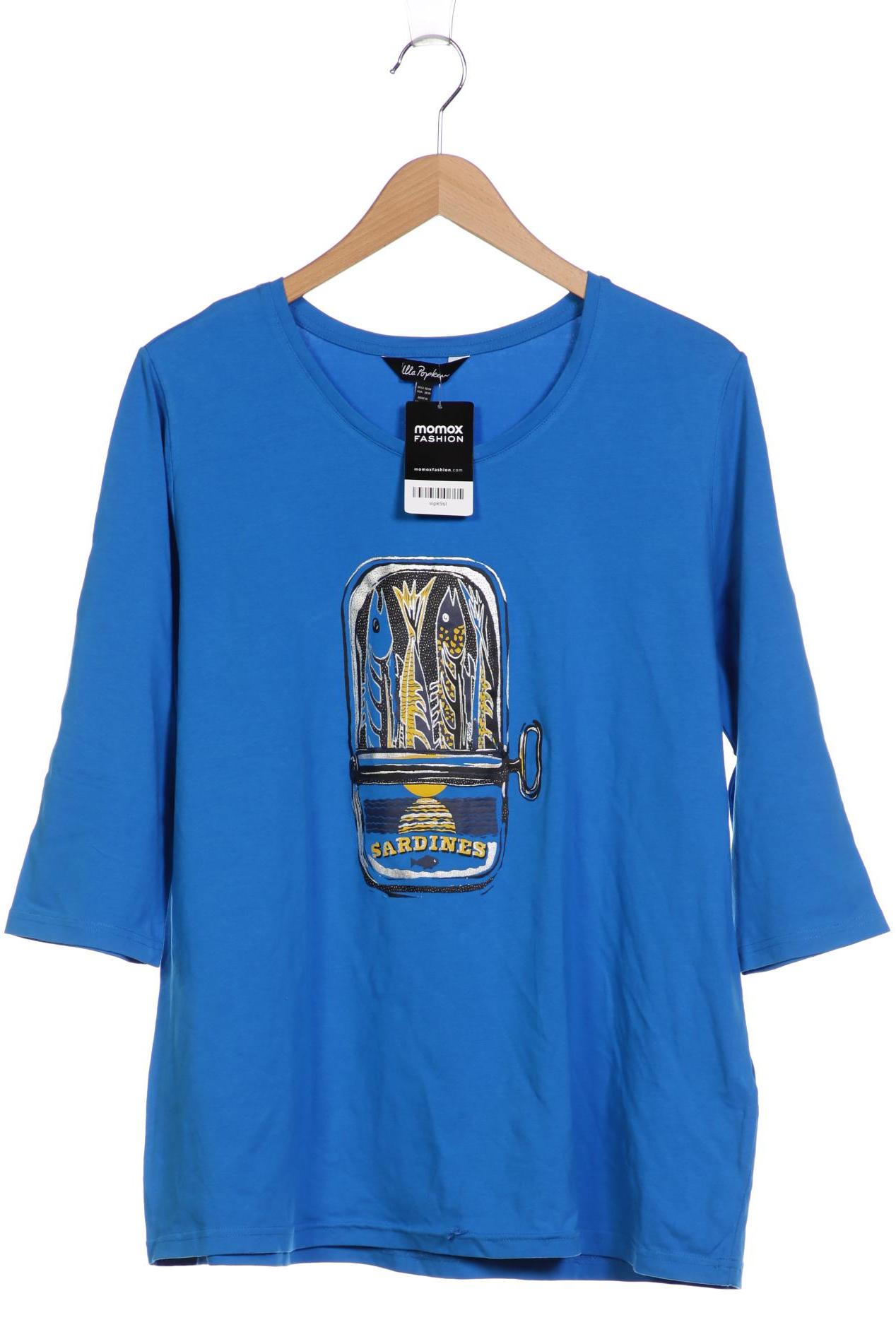 

Ulla Popken Damen Langarmshirt, blau, Gr. 46