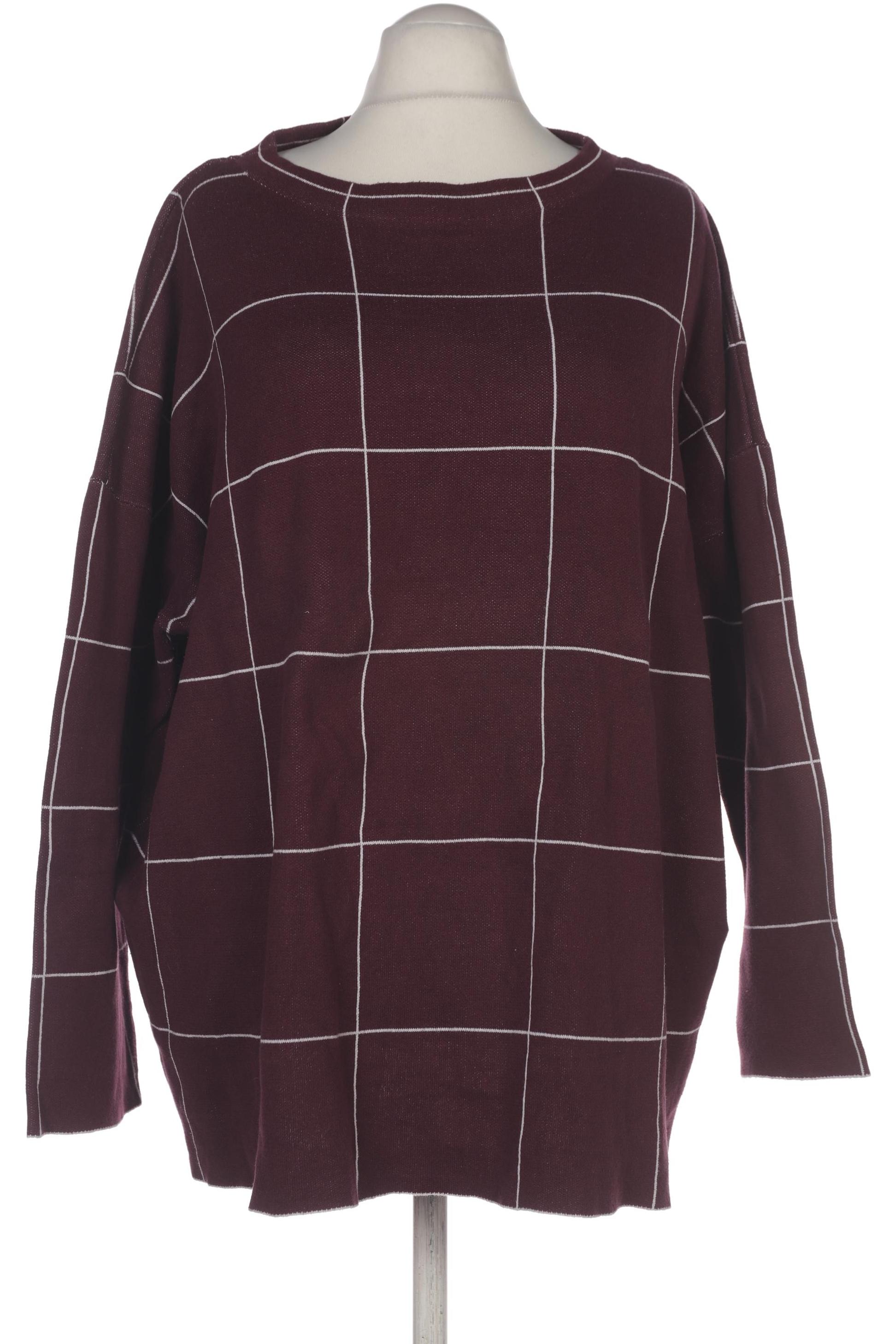

Ulla Popken Damen Pullover, bordeaux, Gr. 54