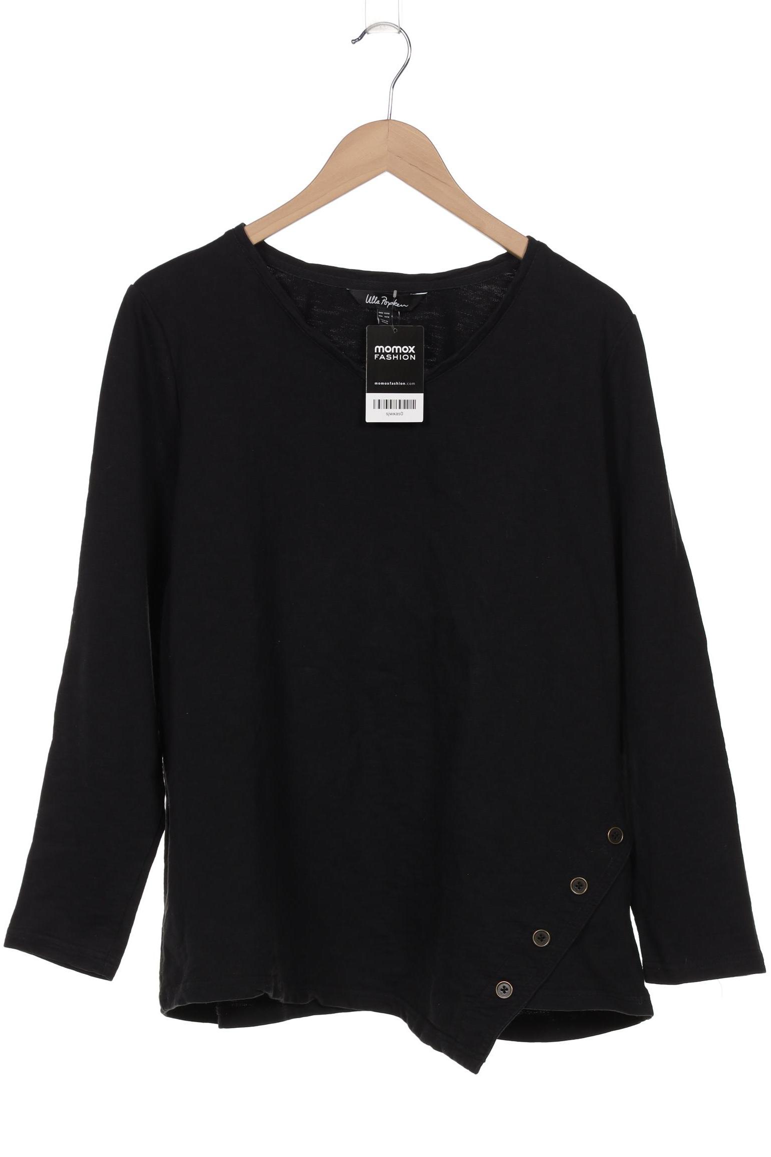 

Ulla Popken Damen Sweatshirt, schwarz, Gr. 46