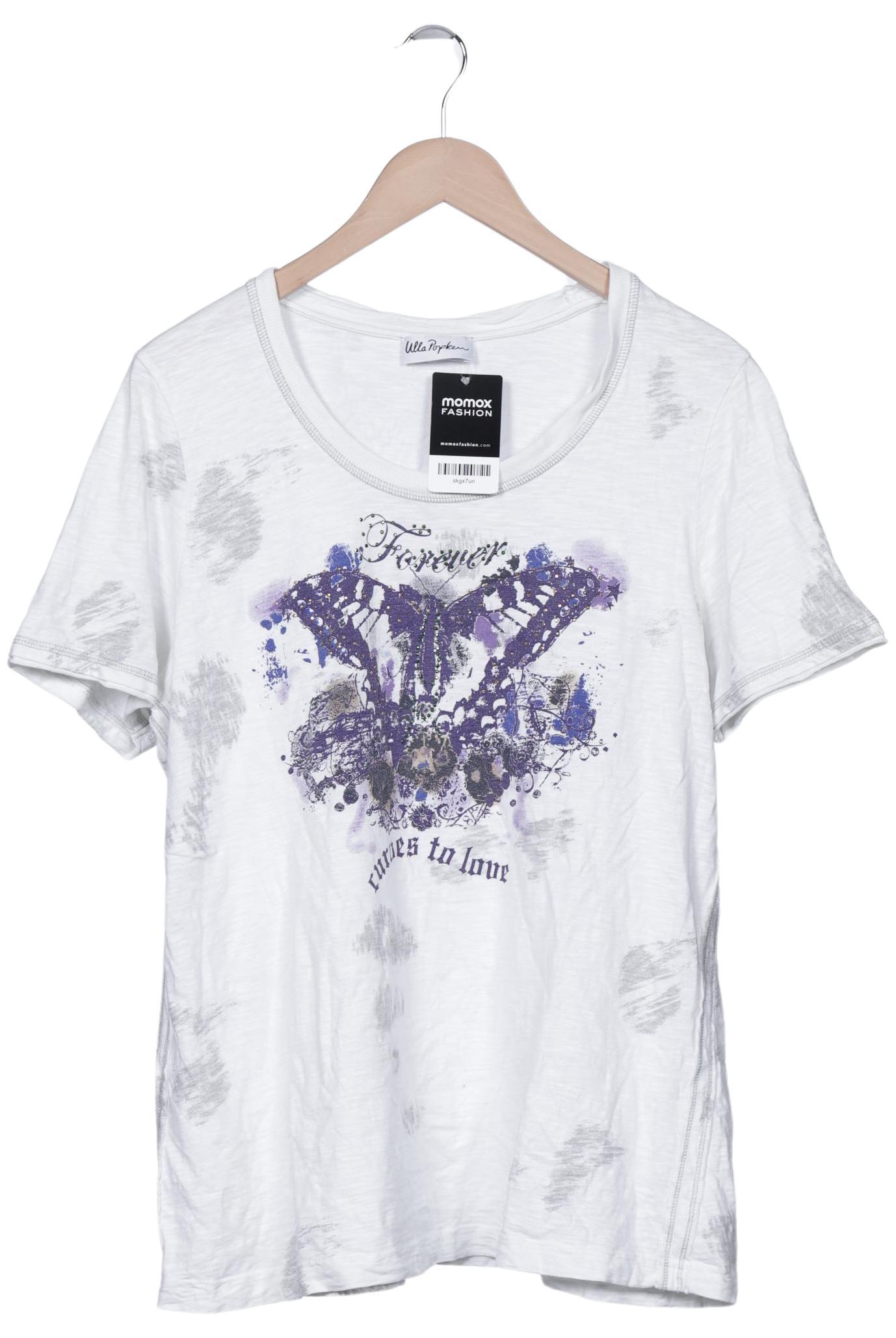 

Ulla Popken Damen T-Shirt, weiß, Gr. 46
